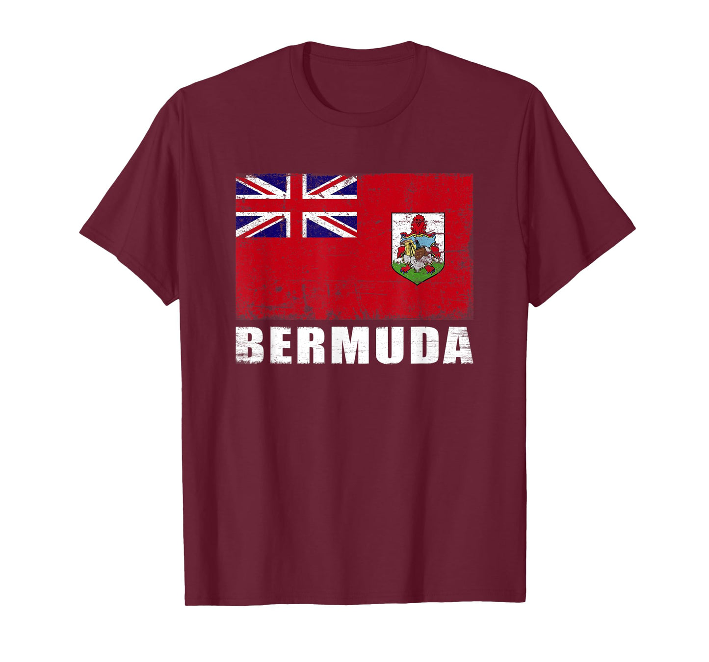 Bermuda Flag Design Grunge Country Flag Bermuda T-Shirt