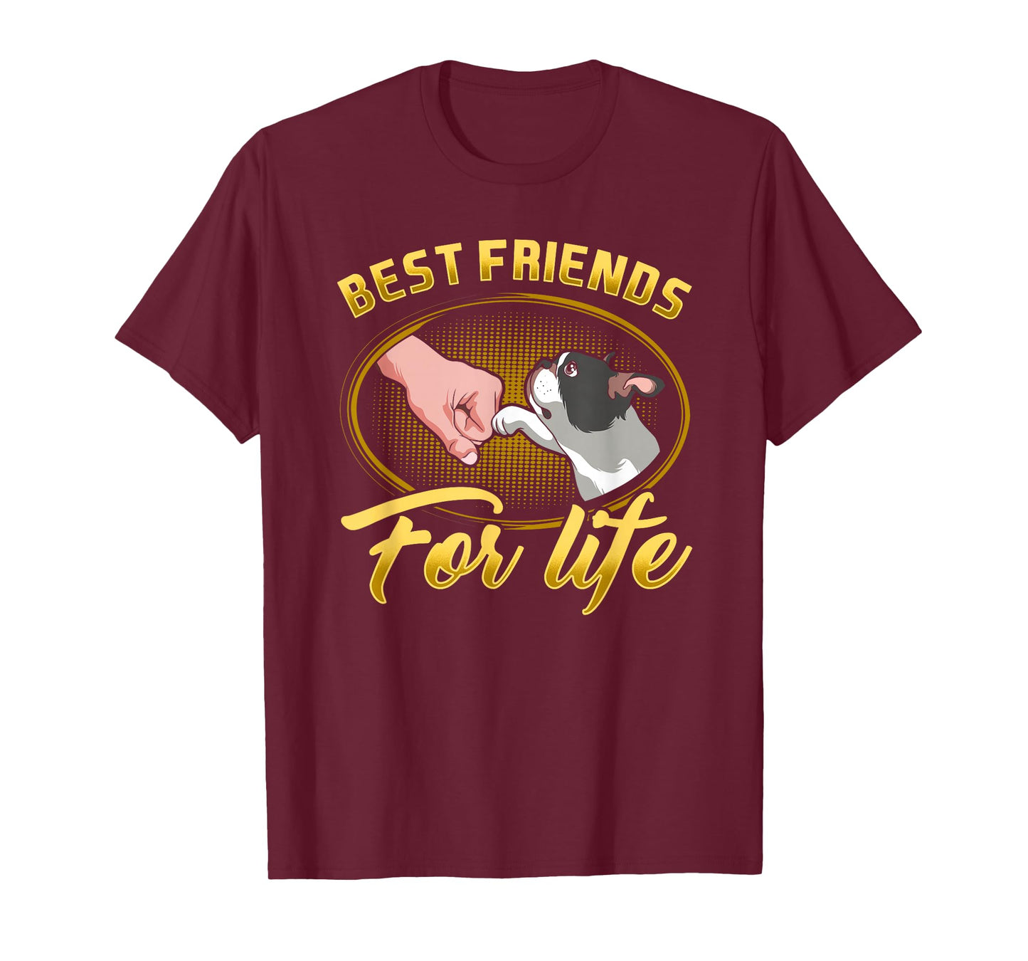 Bestfriends for Lifes Boston Terrier Dog Mom Dog Dad Funny T-Shirt