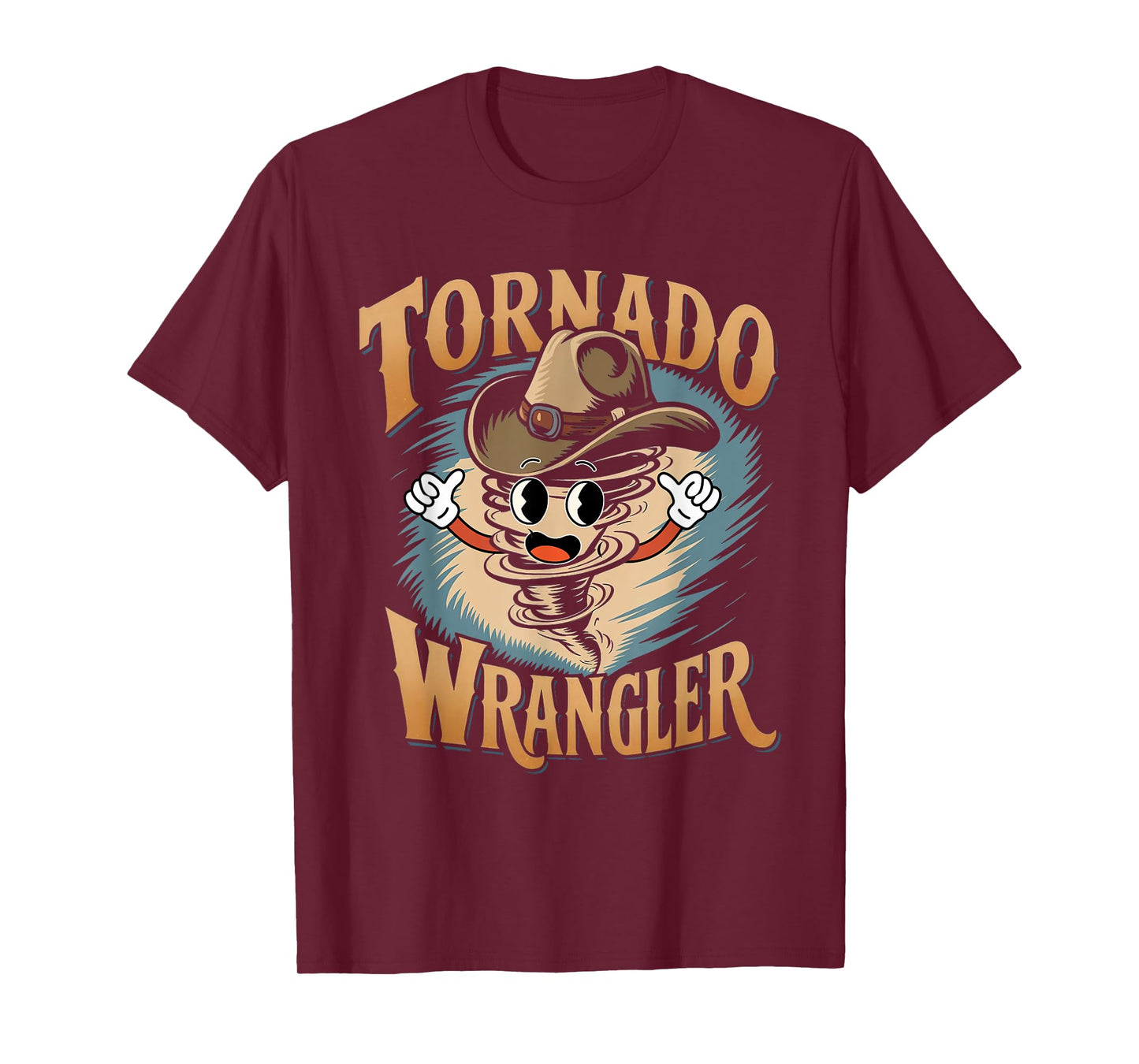 Tornado Wrangler Cowboy Wrangle Tornado Chase T-Shirt