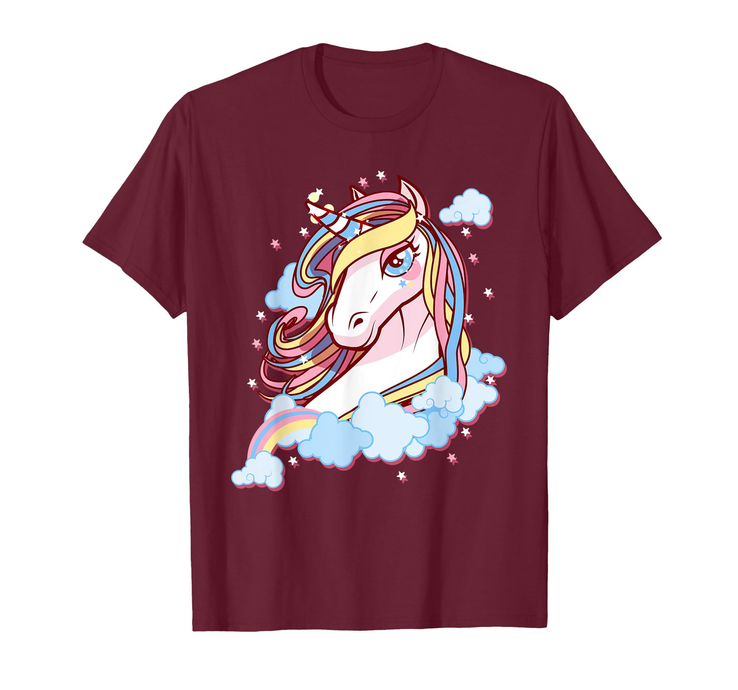 Unicorn Fairy Tale Fantasy Princess Anime Cartoon Manga T-Shirt