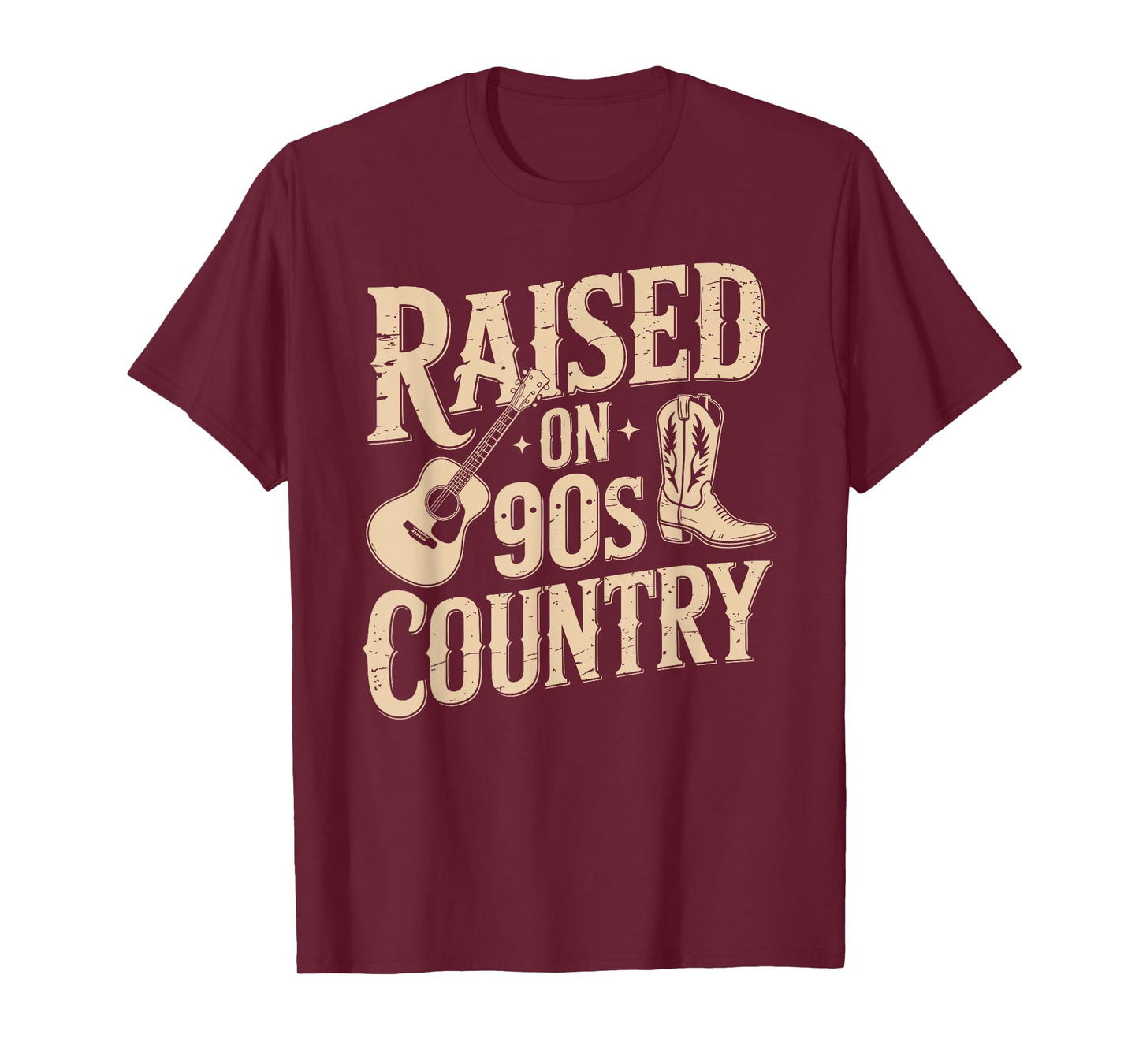 Raised on 90s Country Vintage Southern Music T-Shirt