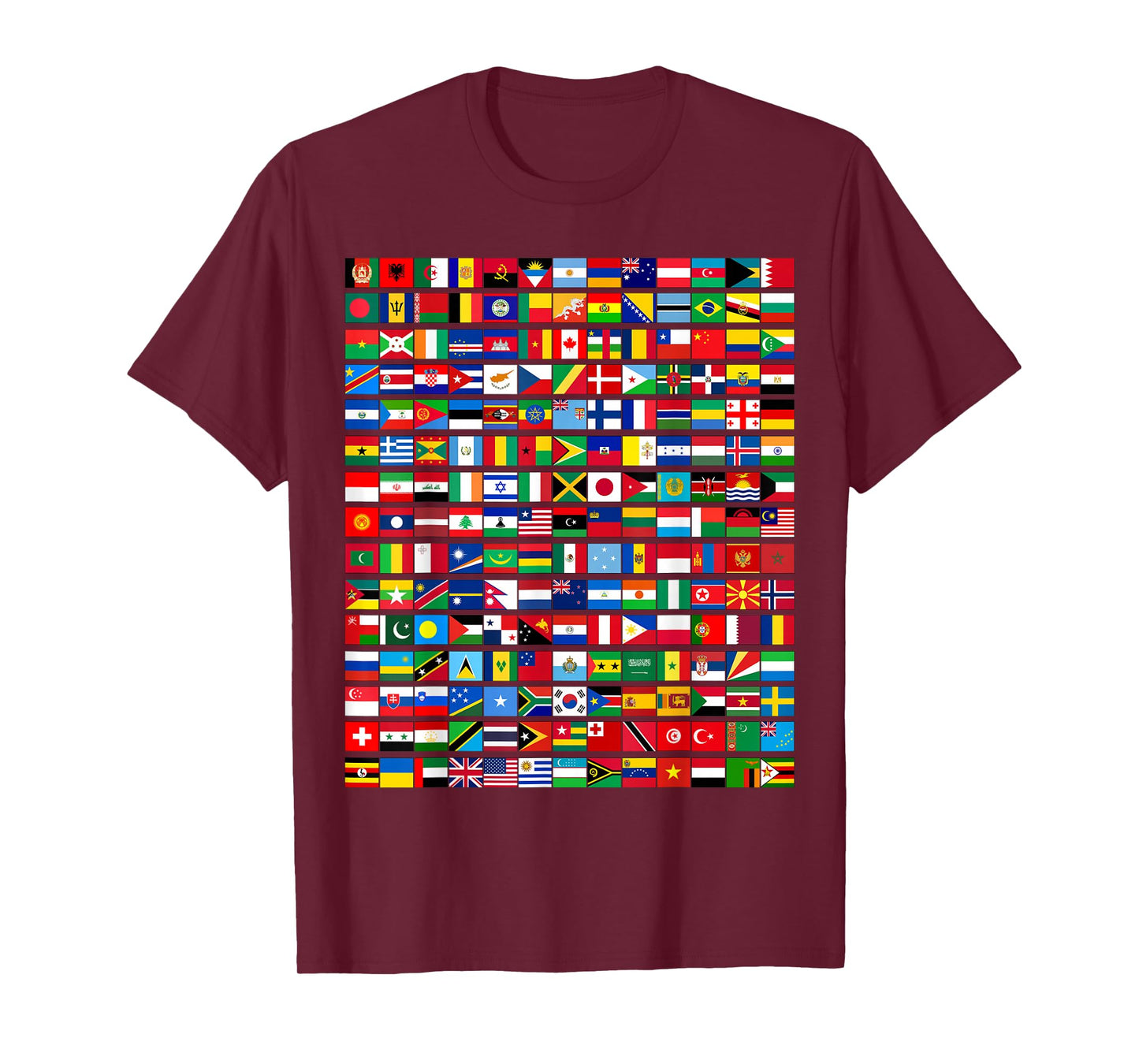 195 Flags Of All Countries in The World International Event T-Shirt
