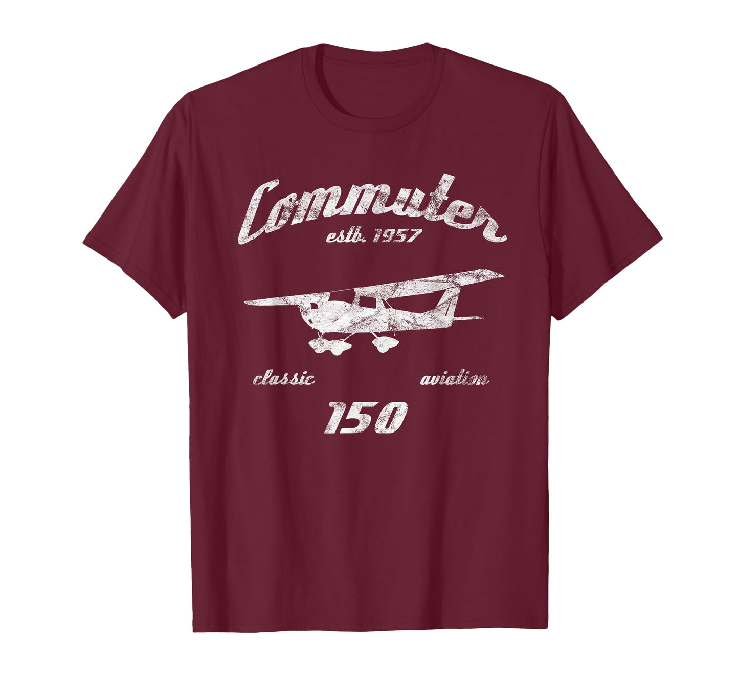 C150 Commuter Airplane C-150 Classic Aviation Vintage Pilot T-Shirt