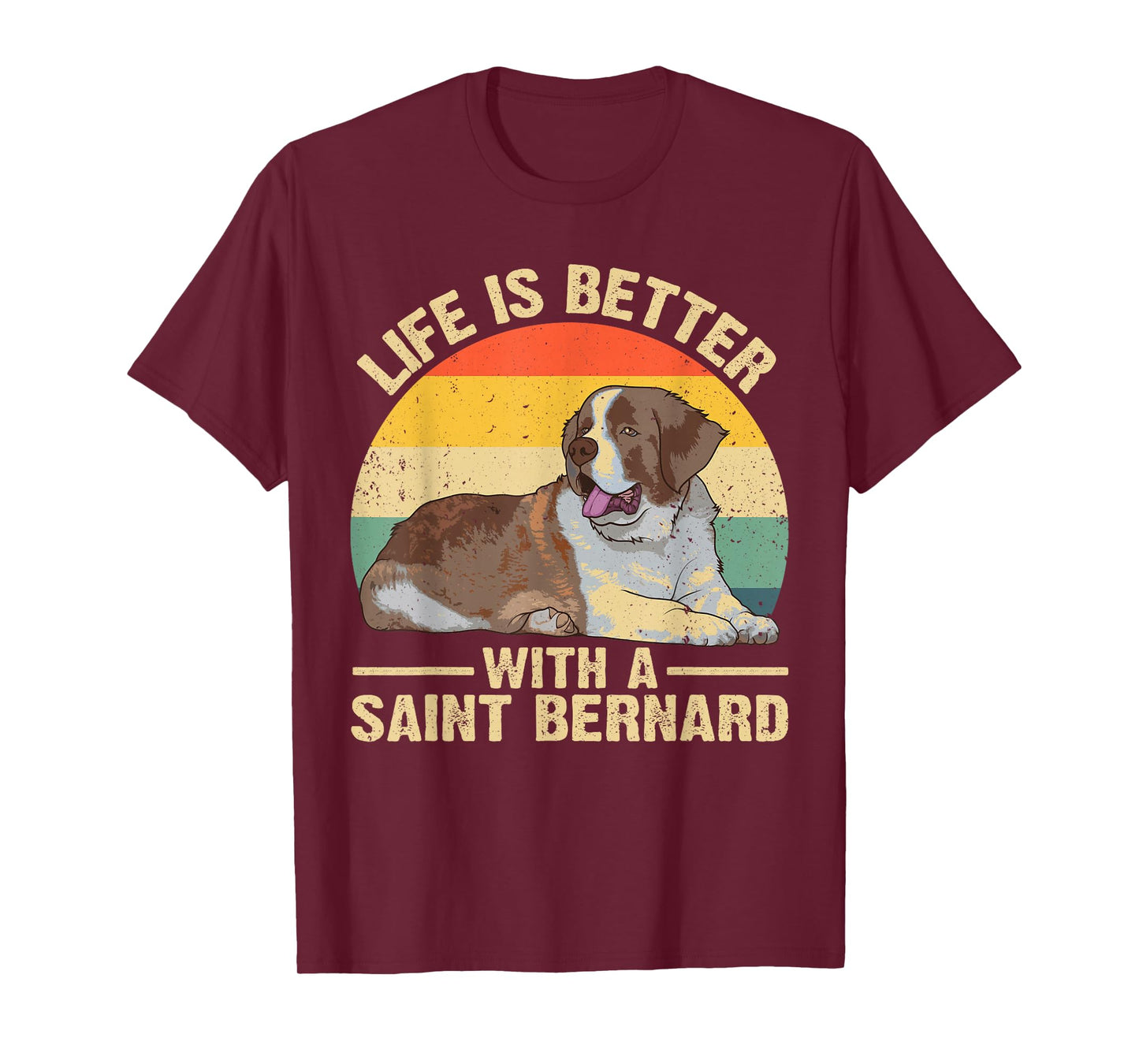 Cool Saint Bernard Costume for Men Women St. Bernard Lover T-Shirt