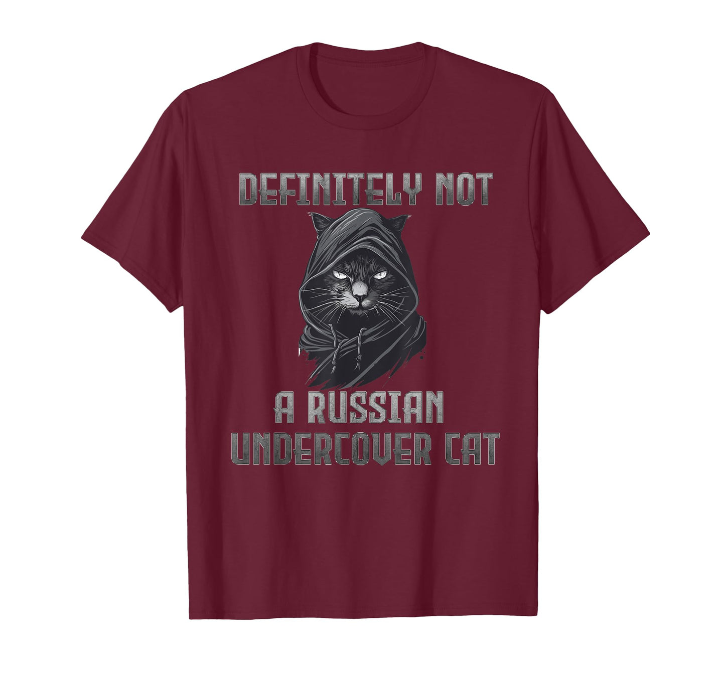 Definitely Not A Russian Undercover Cat Men Women T-Shirt