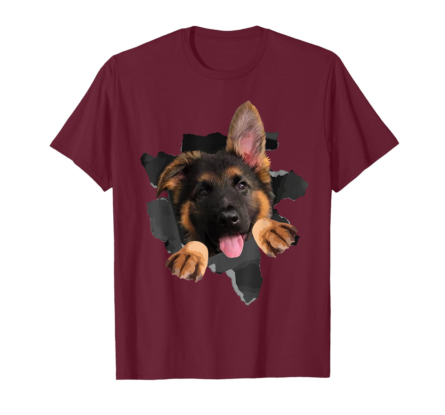 Funny German Shepherd Lovers Design for Men Women Pet Dog T-Shirt Small