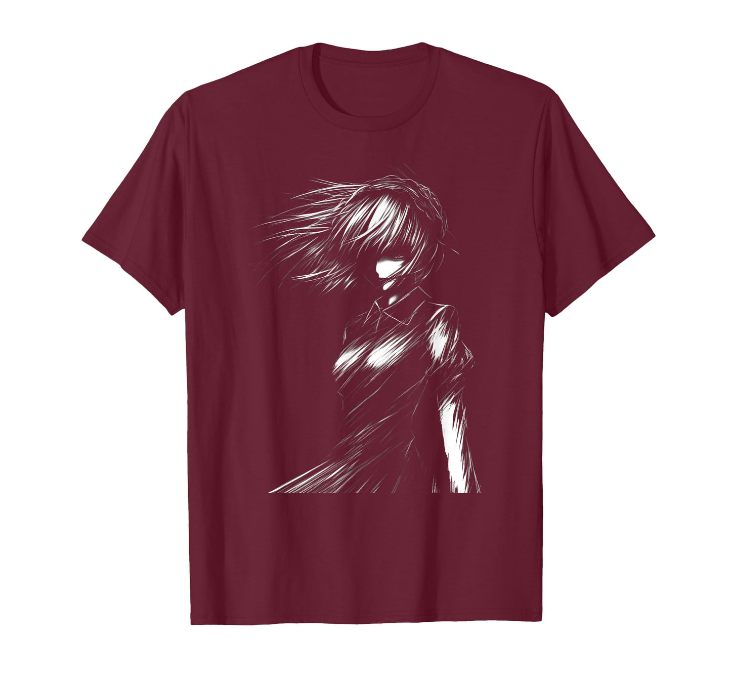 Anime and Sketching Manga Girl with a Cat Anime Lover T-Shirt