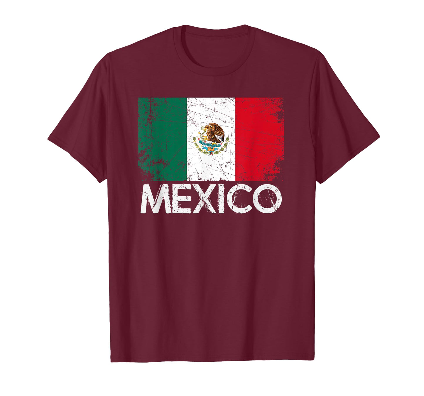 Mexican Flag | Vintage Made in Mexico Gift T-Shirt