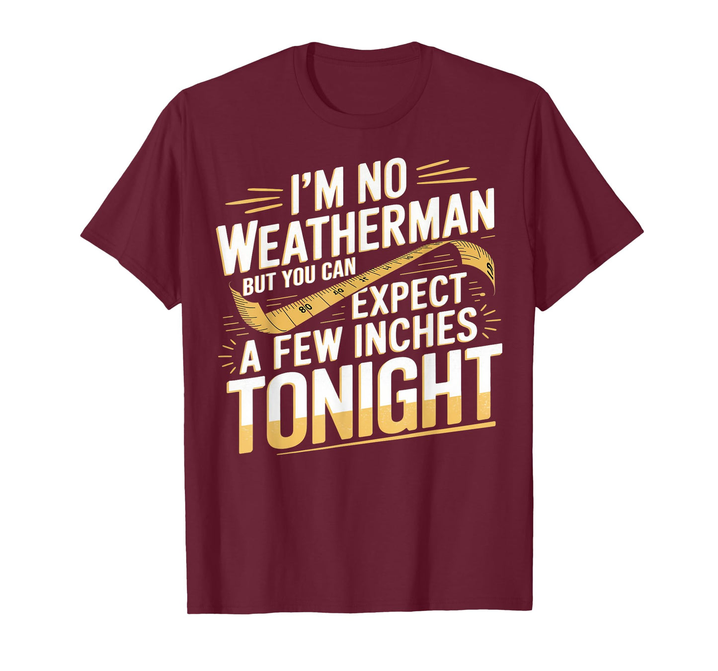 Funny I'm No Weatherman Meteorologist Weatherman T-Shirt