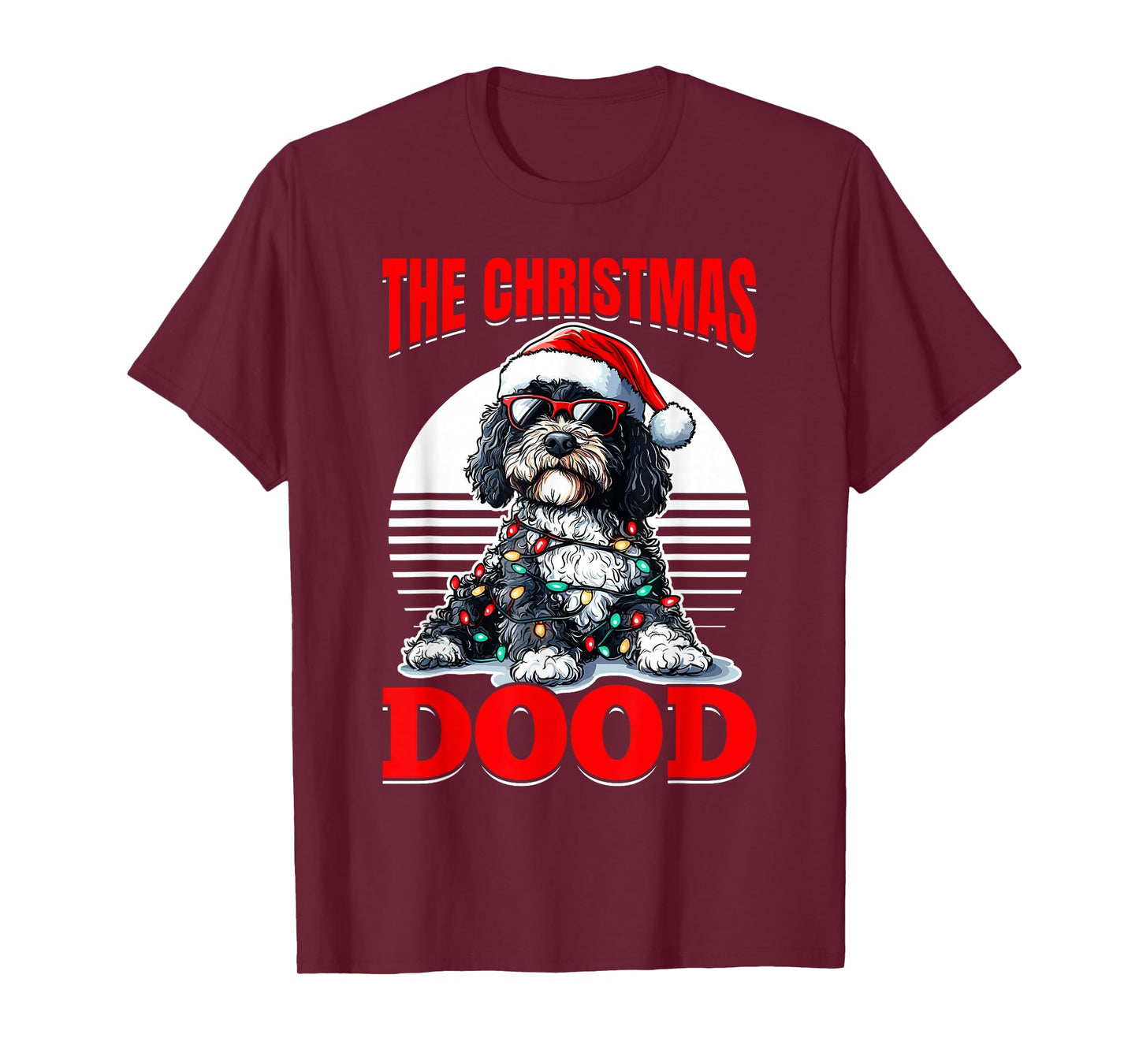 Bernedoodle Christmas Dog Breed The Christmas Dood T-Shirt