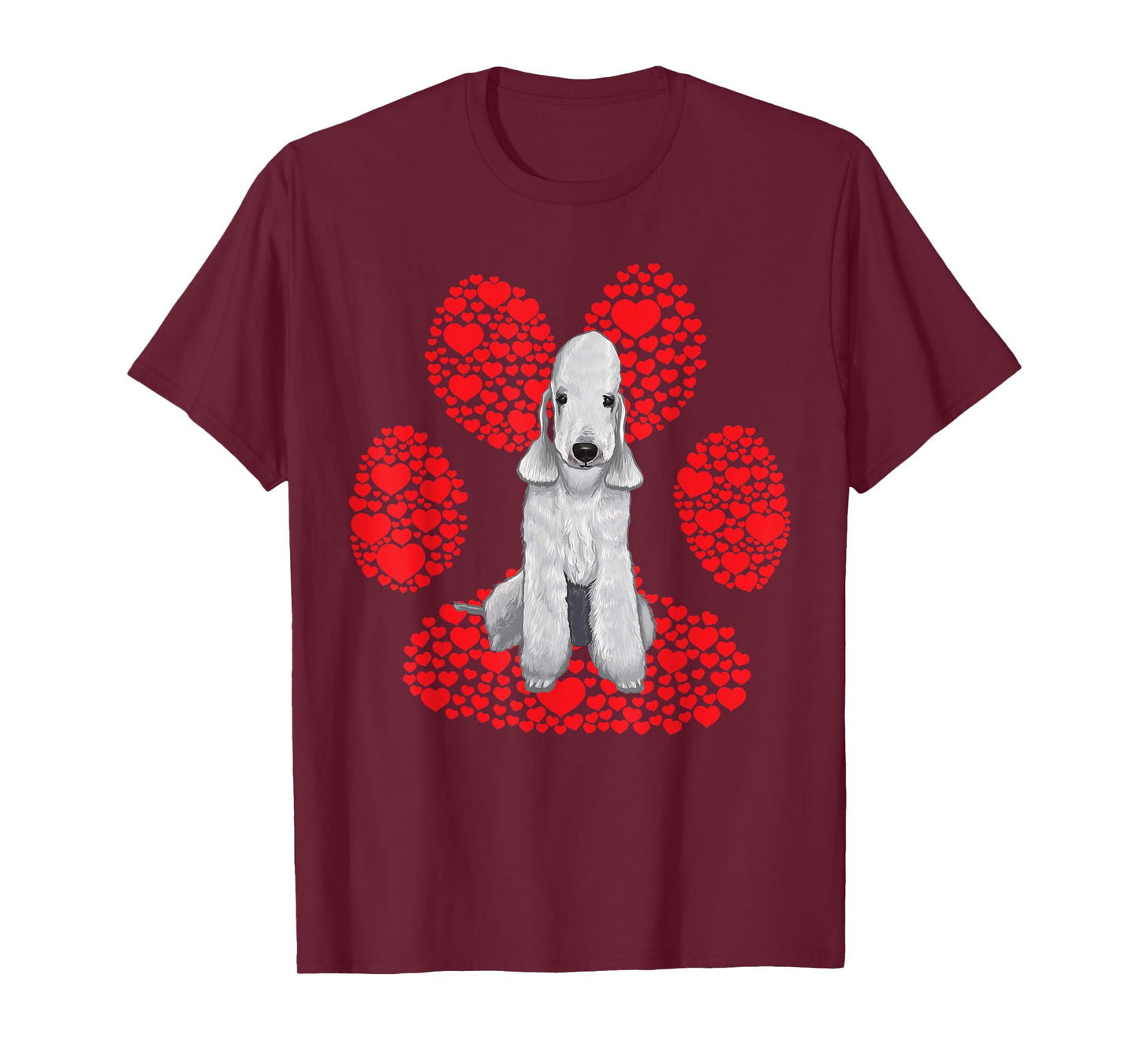 Bedlington Terrier Love Pata T-Shirt