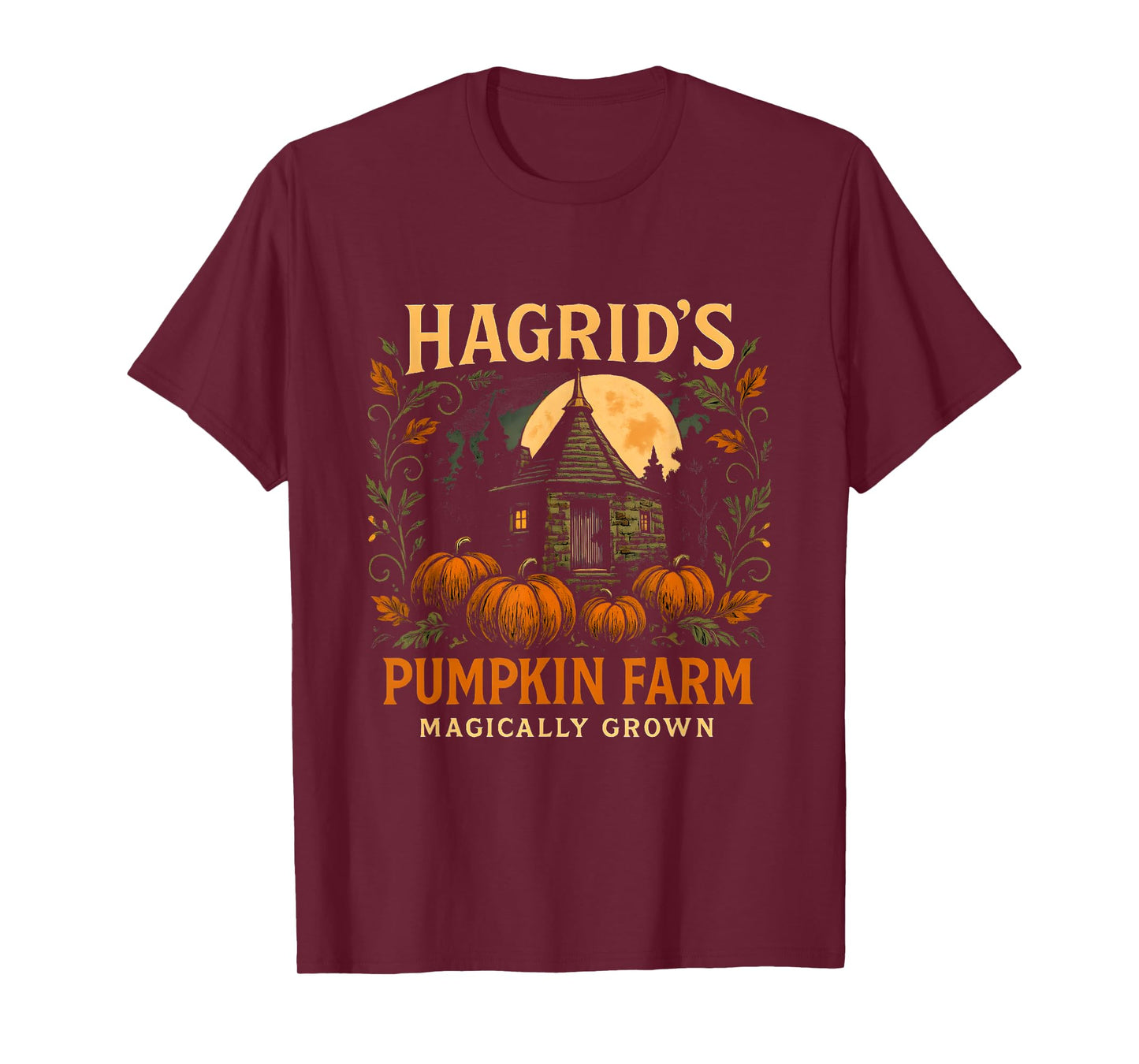 Hagrids Pumpkin Farm Spooky Season Halloween Fun T-Shirt