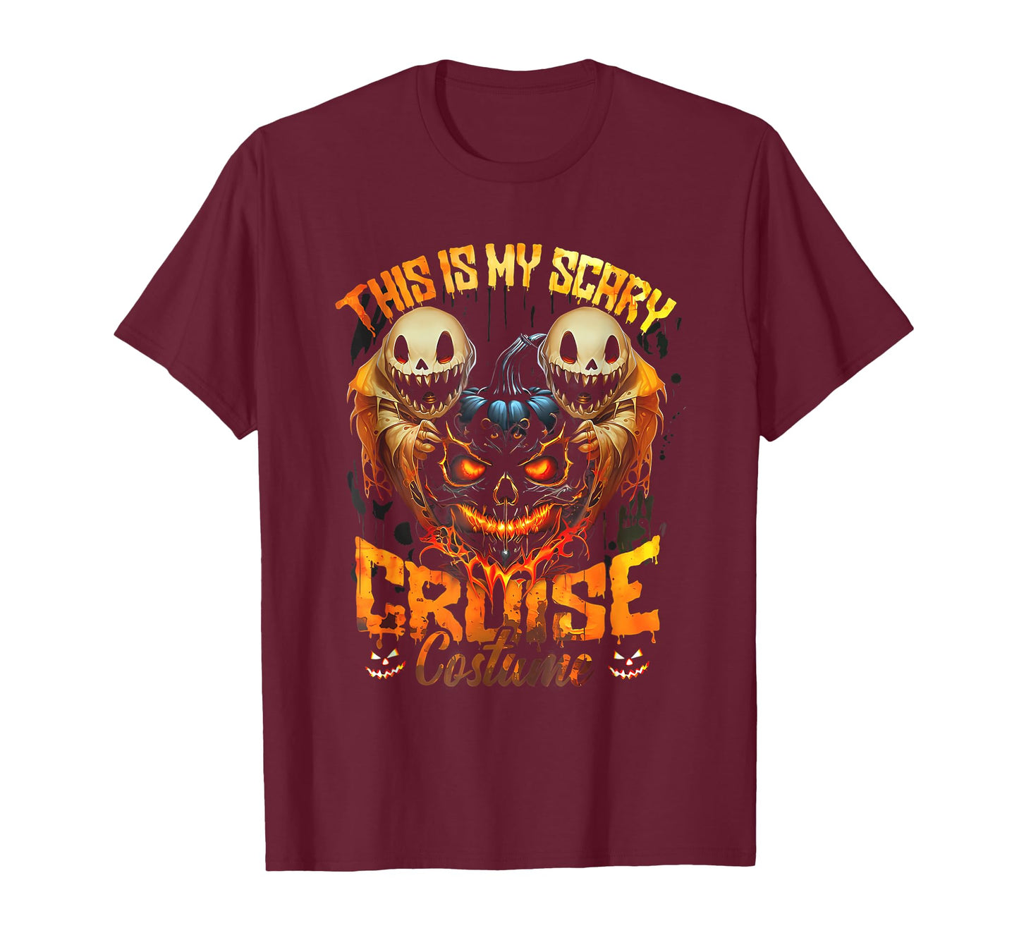 This Is My Scary Cruise Costume Devil Ghost Horror Halloween T-Shirt