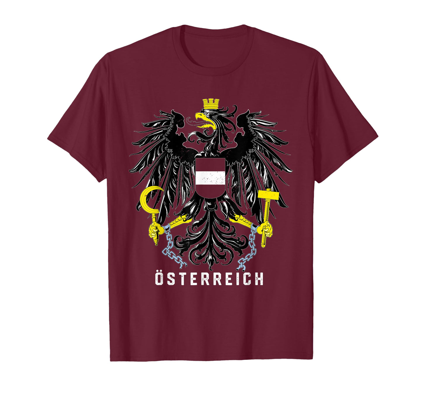 Austria Flag Eagle Österreich Vintage T-Shirt