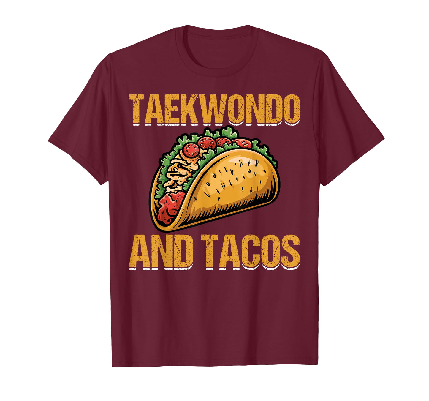 Taekwondo and Tacos - Taco Lover Martial Arts Taekwondo T-Shirt