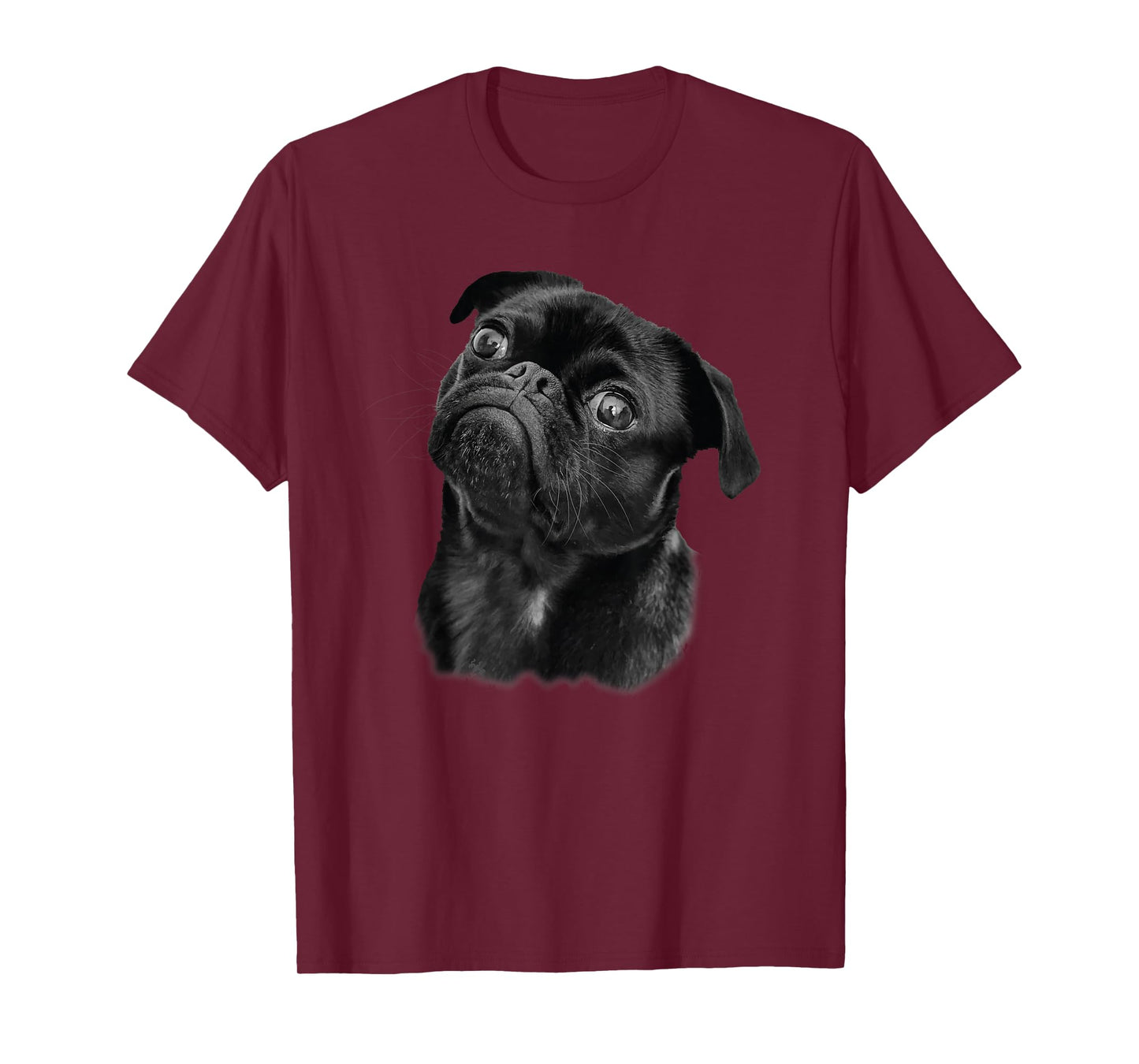 Pug Shirt for Dog Mom Dad Funny Cute Black Pug T-Shirt