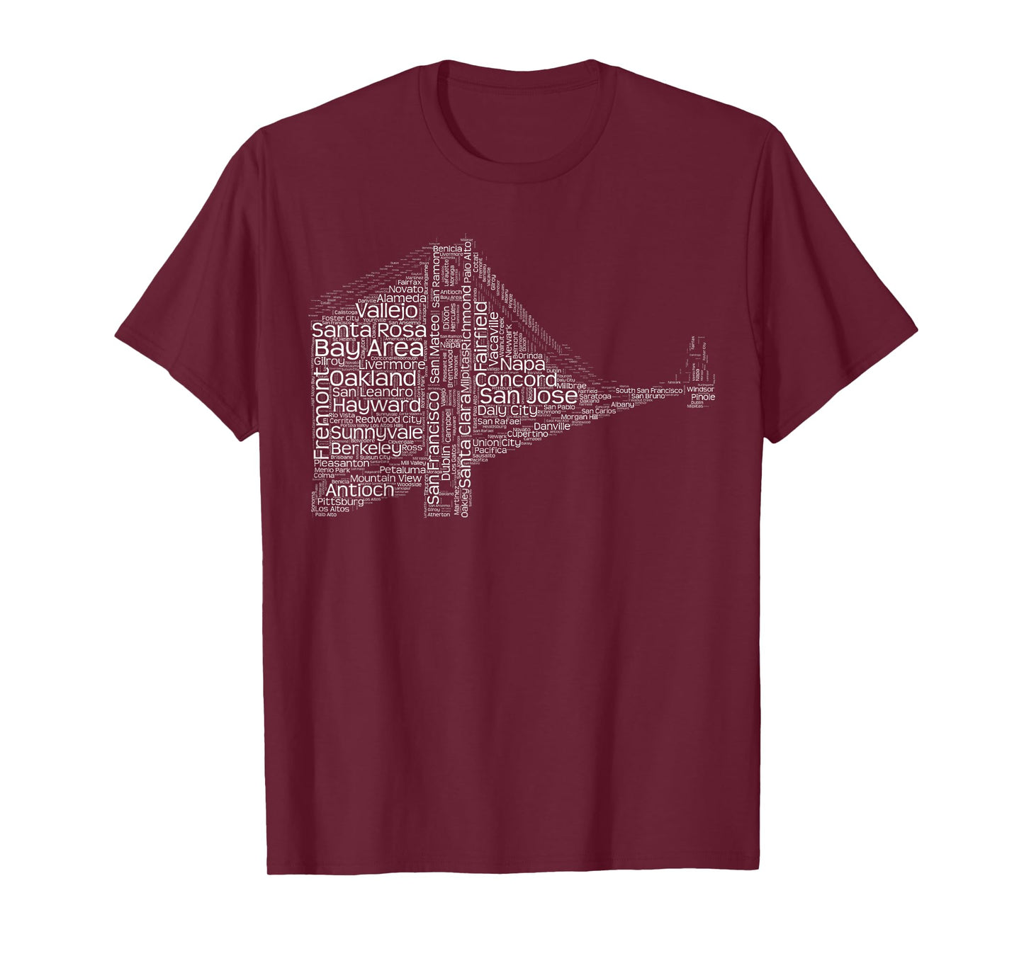 Cities of the Bay Area T-shirt T-Shirt