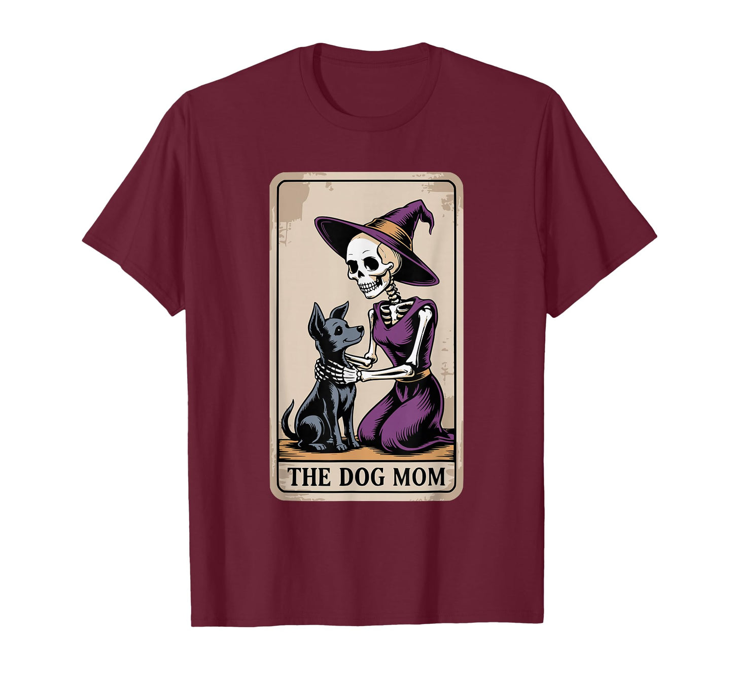 Halloween The Dog Mom Mamma Dogs Lady Girls Women T-Shirt