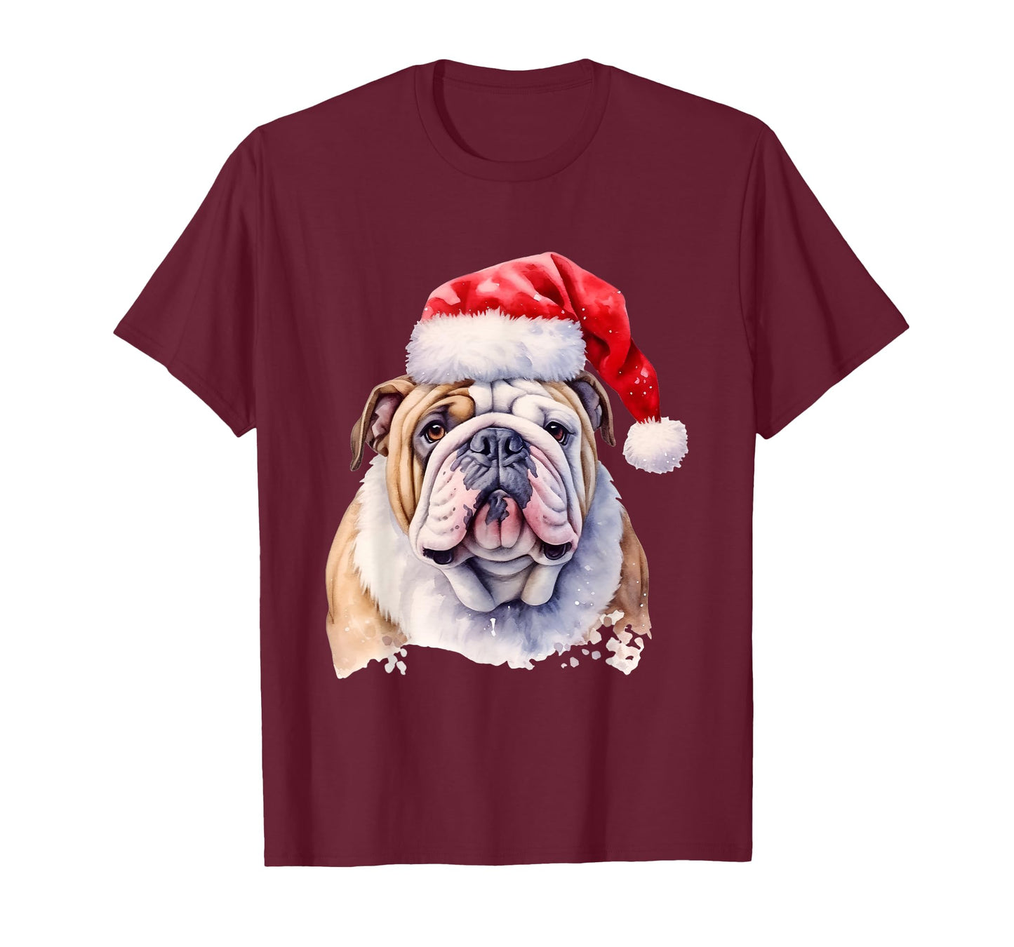 Bulldog Christmas Dog T-Shirt