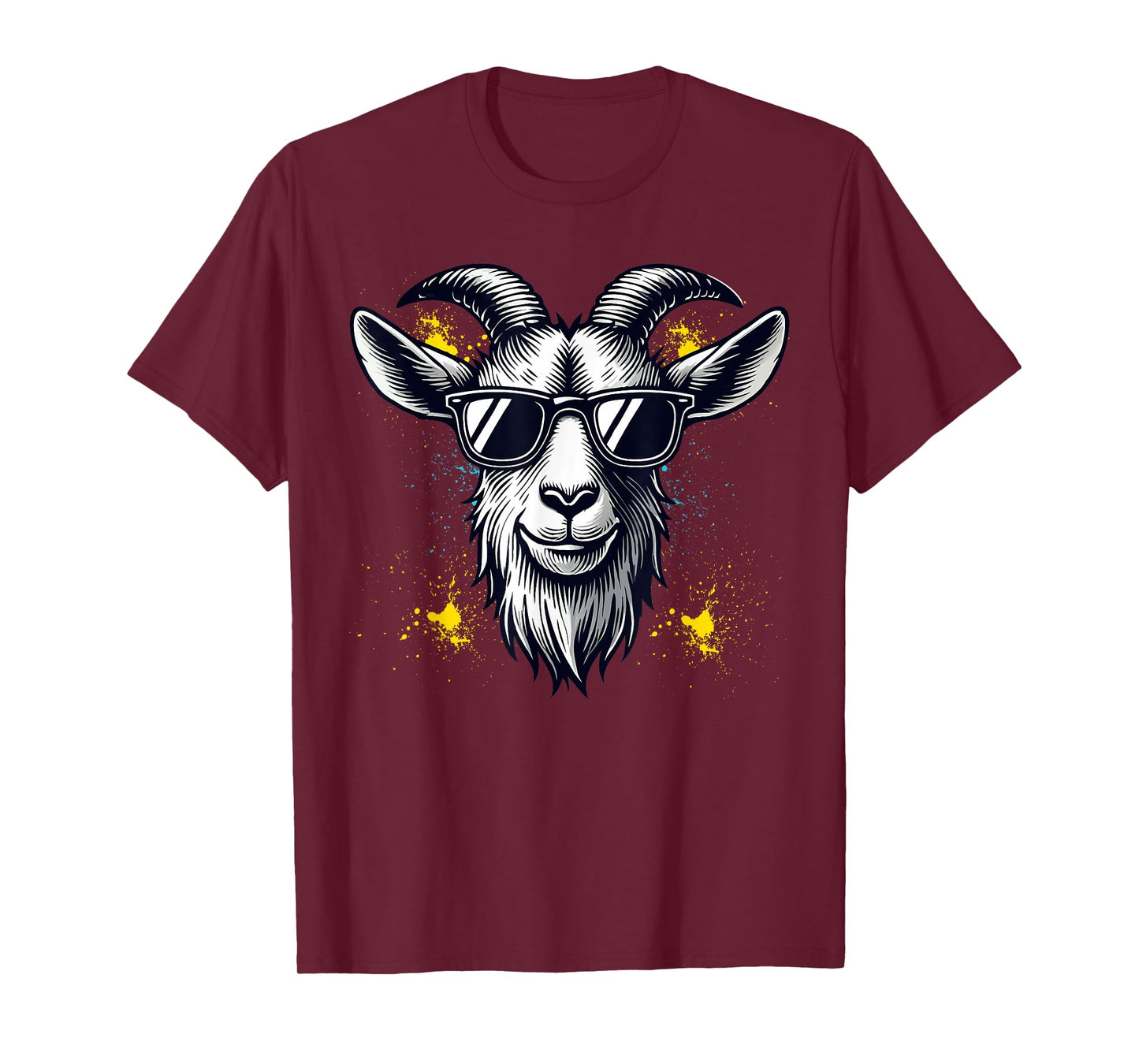 Goat Sunglasses Graphic T-Shirt