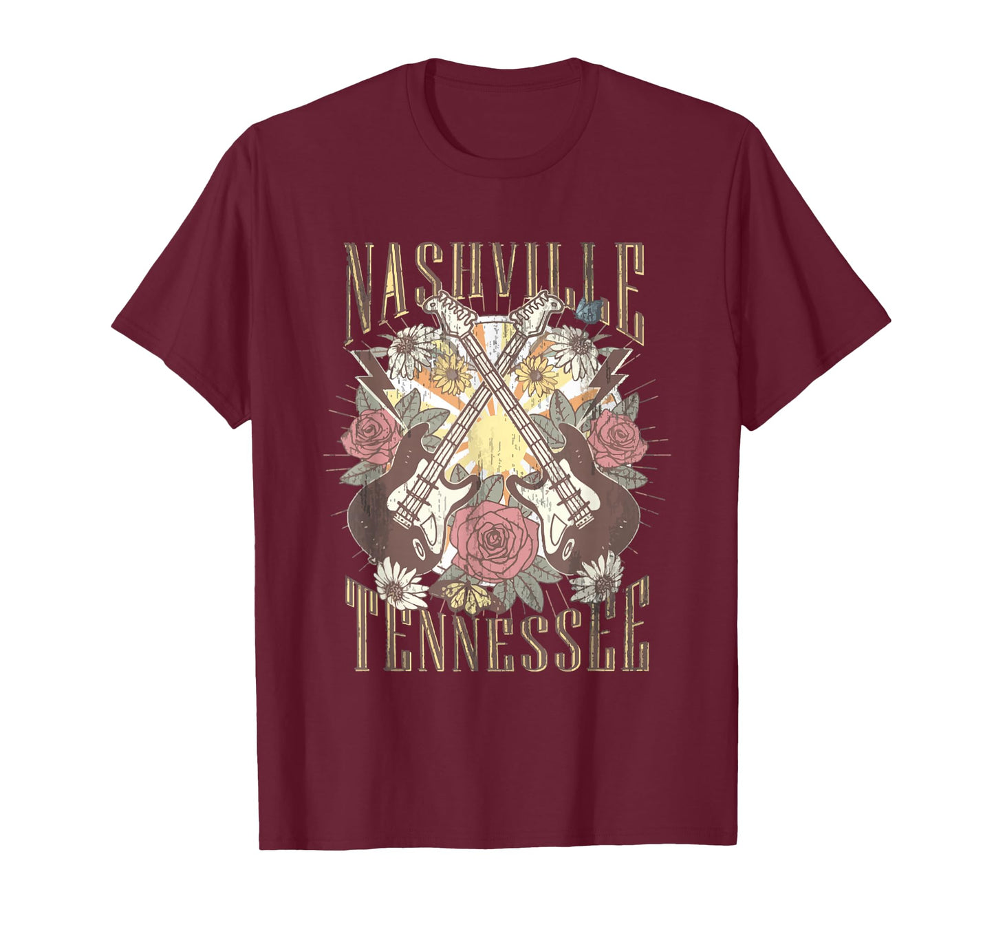 Nashville Country Music City Girls Trip Retro Nash Bash Bach T-Shirt