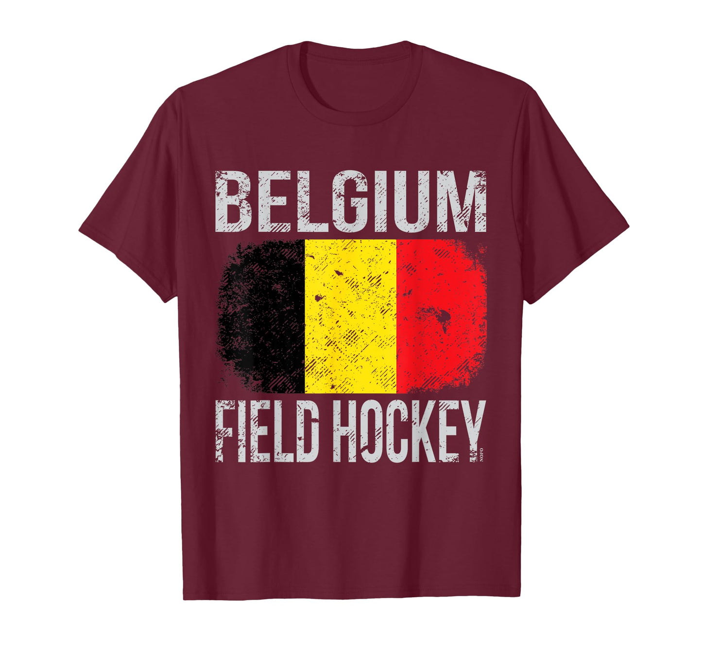 Belgium Field Hockey, Belgian Flag T-Shirt