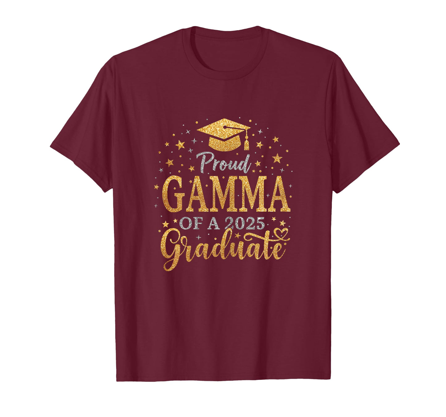 Funny Senior Proud Gamma of a Class of 2025 Graduate T-Shirt