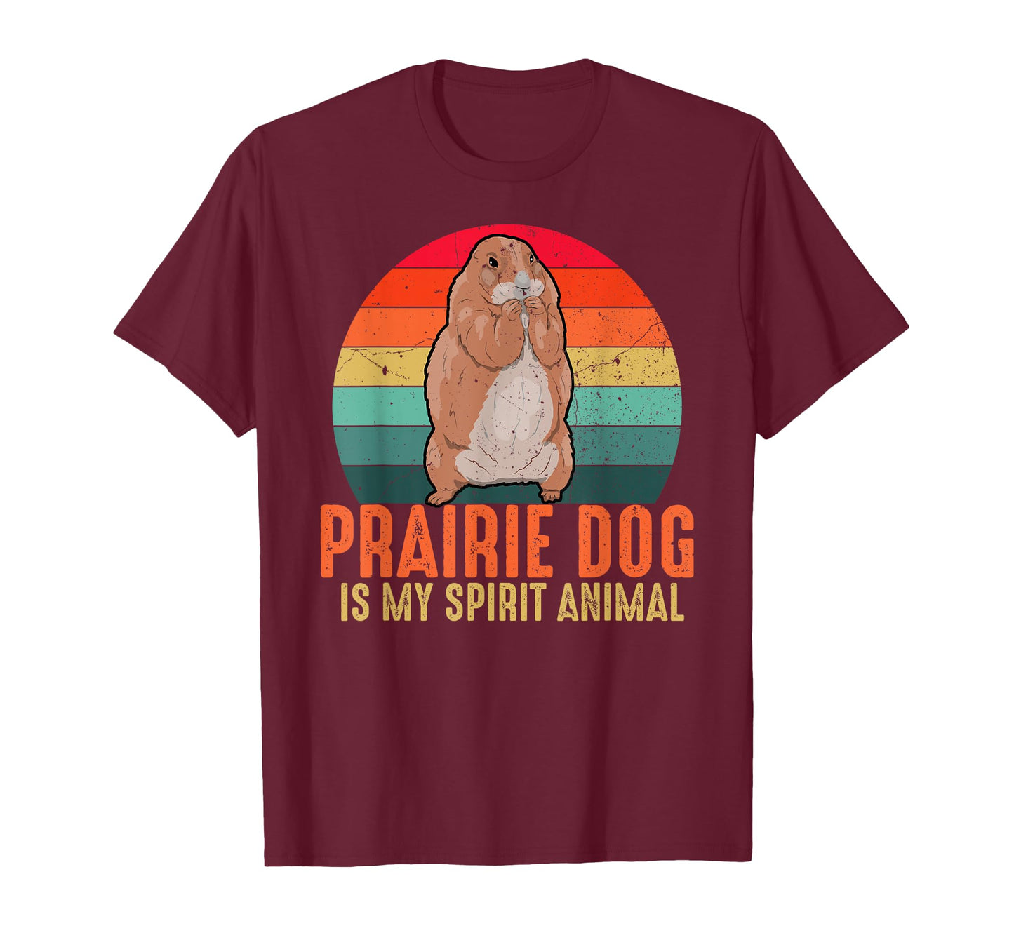 Prairie Dog Is My Spirit Animal Vintage Men Women Kids T-Shirt