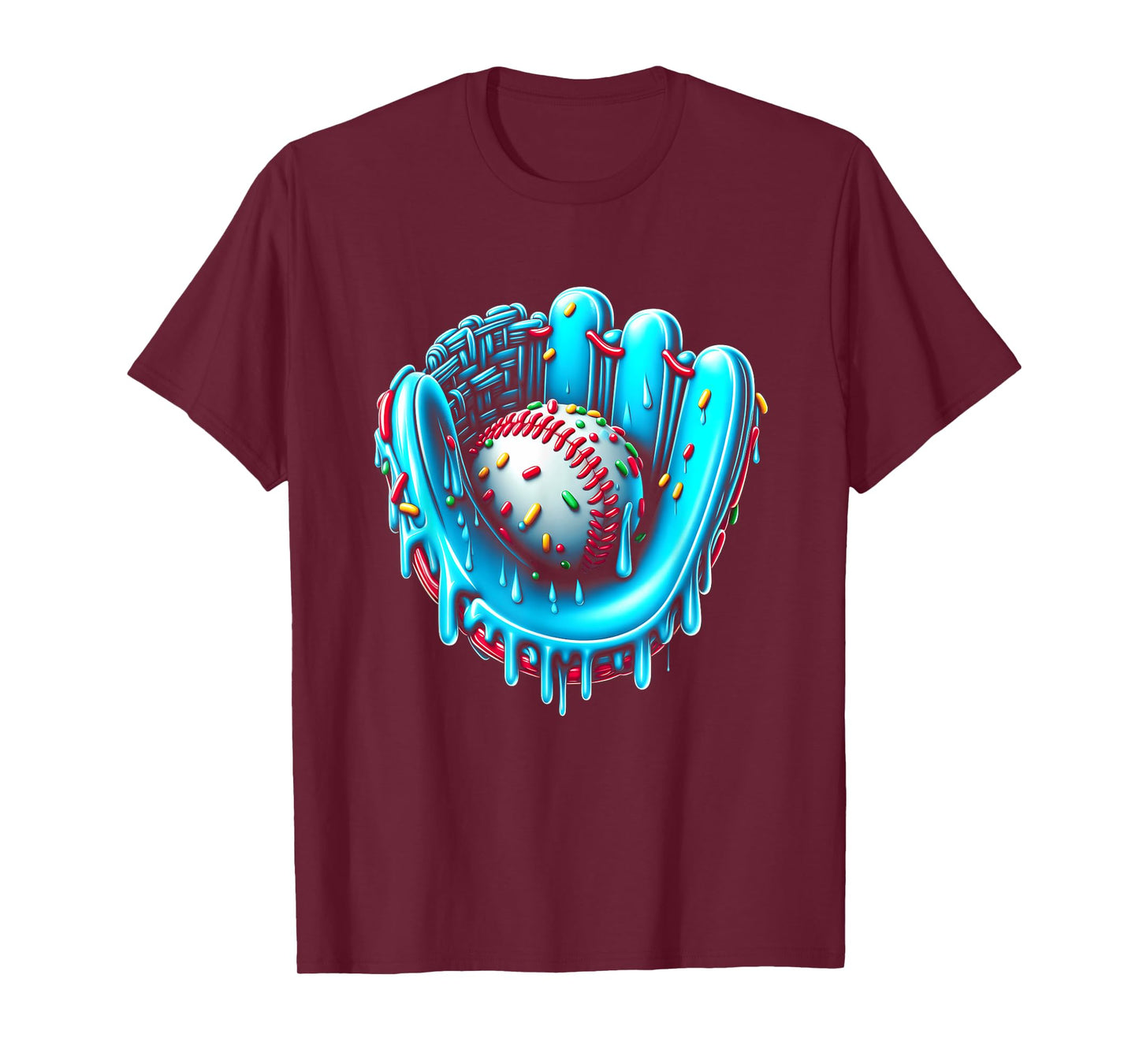 Ice Cream Drip Baseball Bat With SprinklesDrip Cone Glove T-Shirt