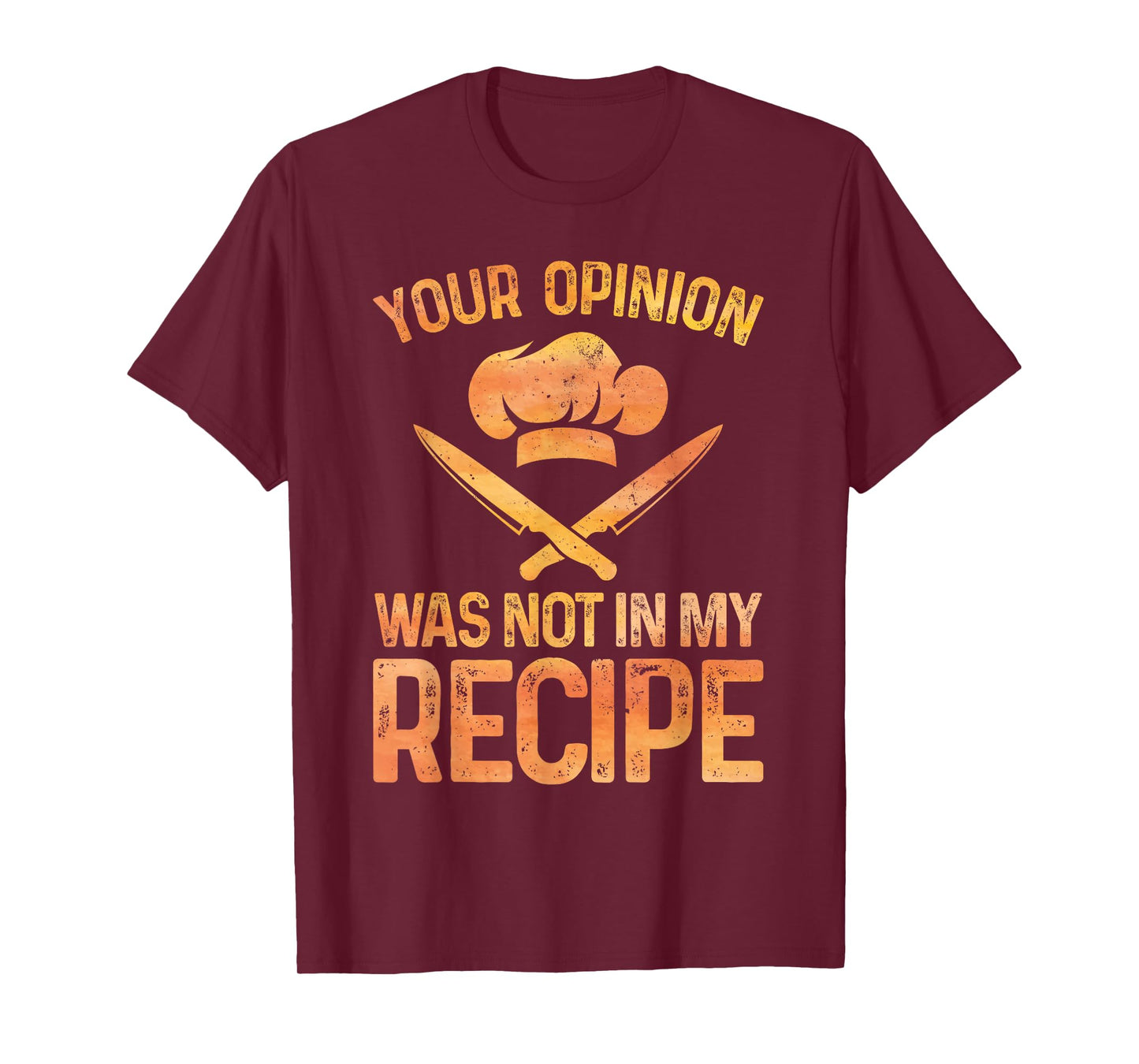 Funny Chef Design For Men Women Cook Cooking Culinary Chef T-Shirt
