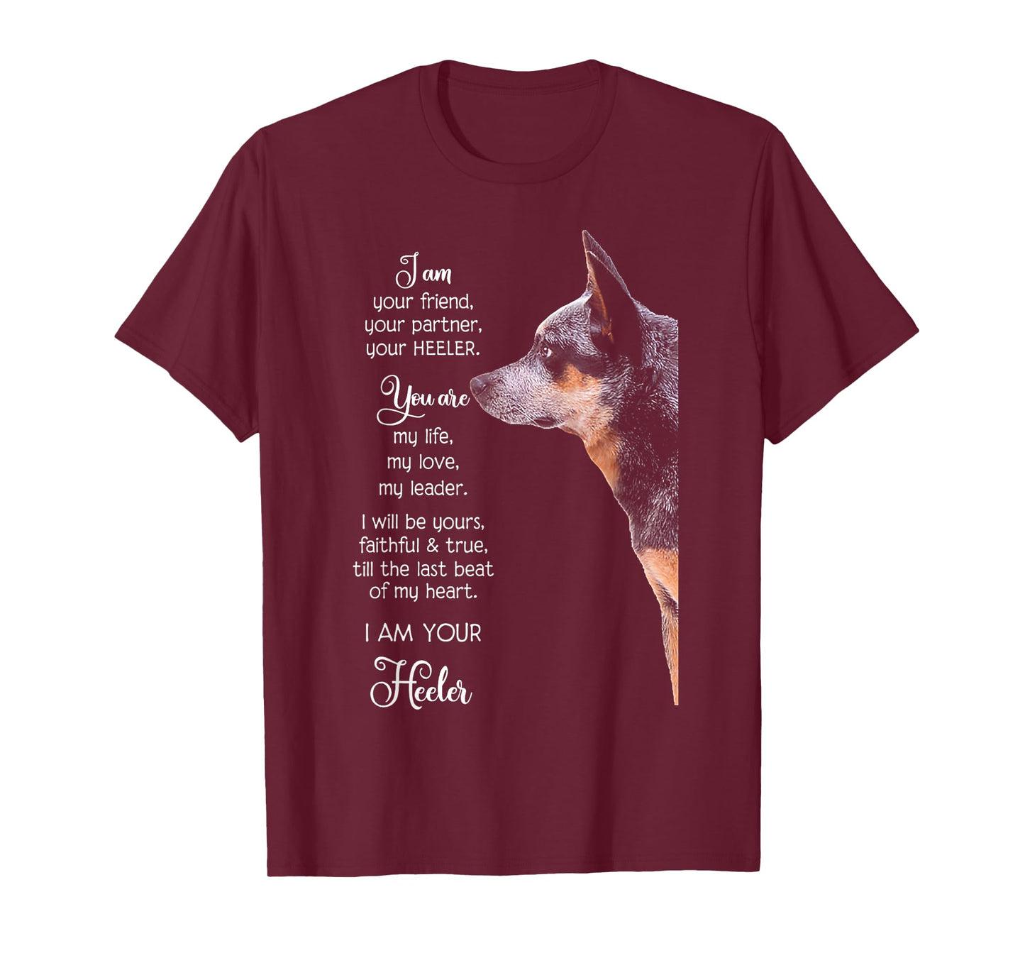 I Am Your Friend Your Partner Your Heeler T-Shirt Small