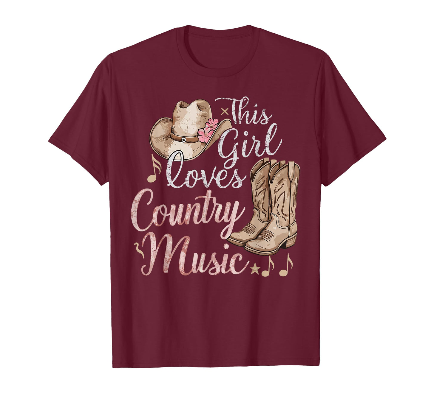 This Girl Loves Country Music T-Shirt