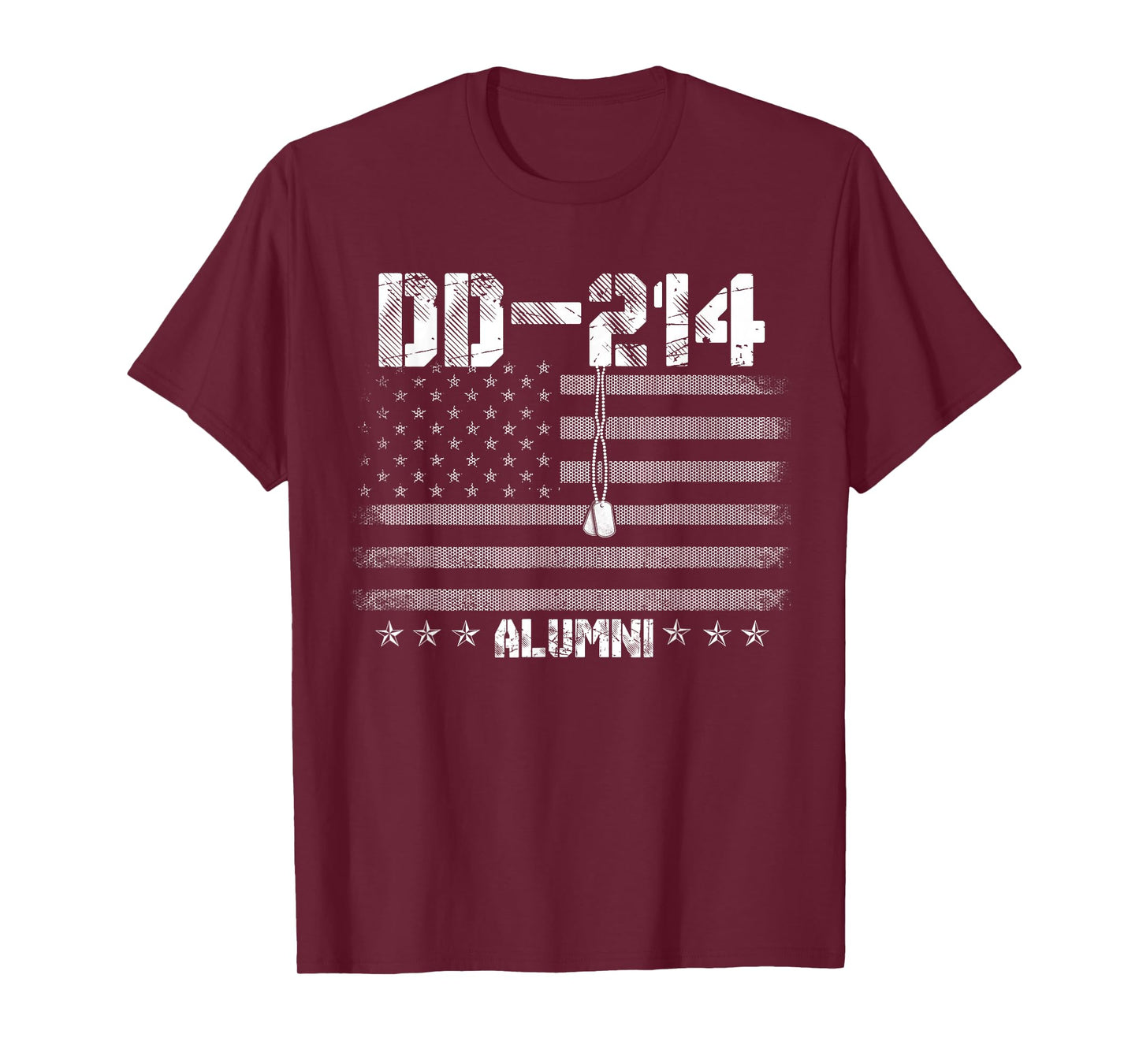 Patriotic DD-214 Alumni T-Shirt Military Veteran T-Shirt
