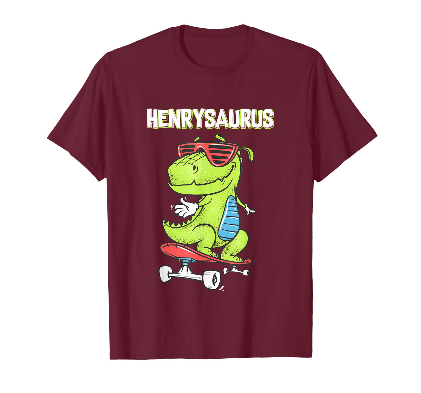 HENRYSAURUS shirt name birthday gift dinosaur t rex T-Shirt