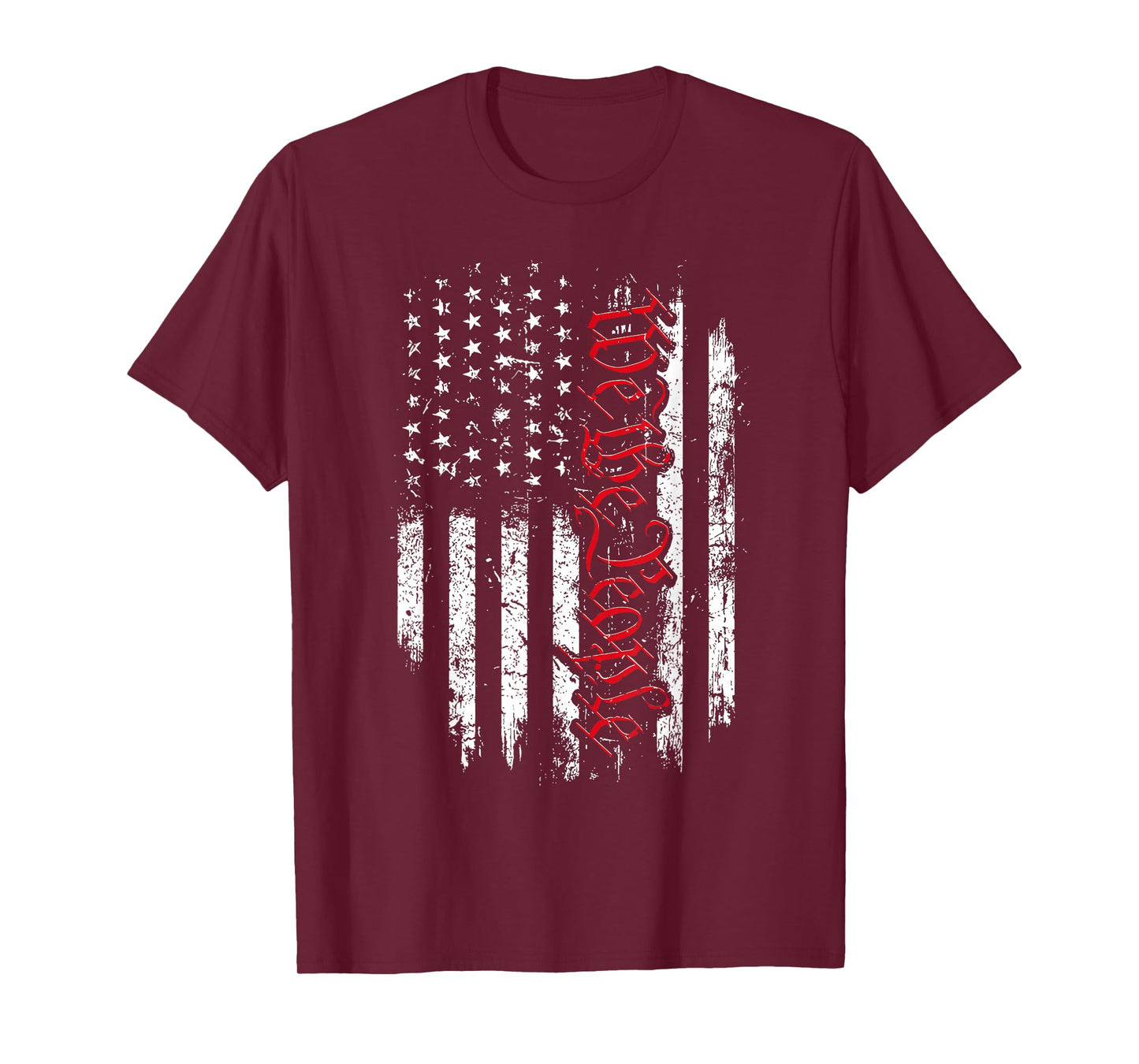We The People American Flag 1776 Patriotic Happy 4th Of July T-Shirt