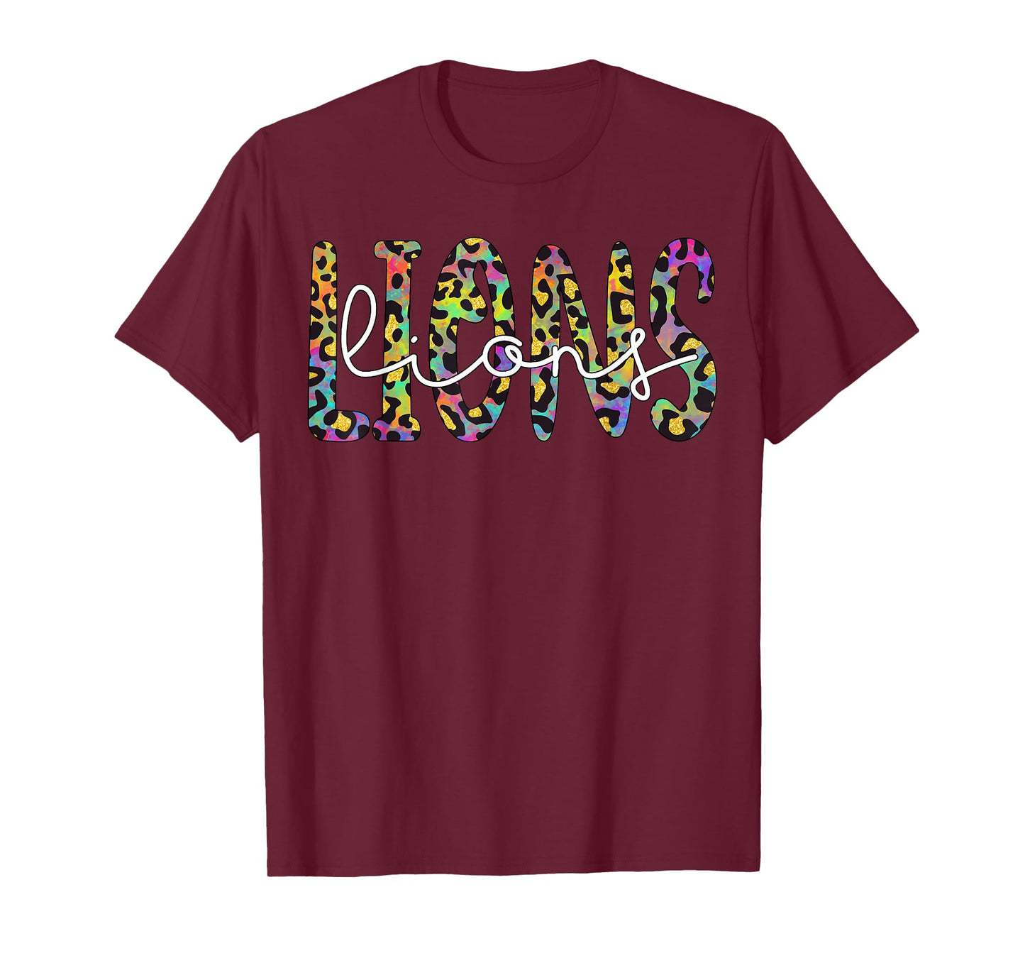 Lions School Sports Fan Team Spirit Mascot Gift T-Shirt