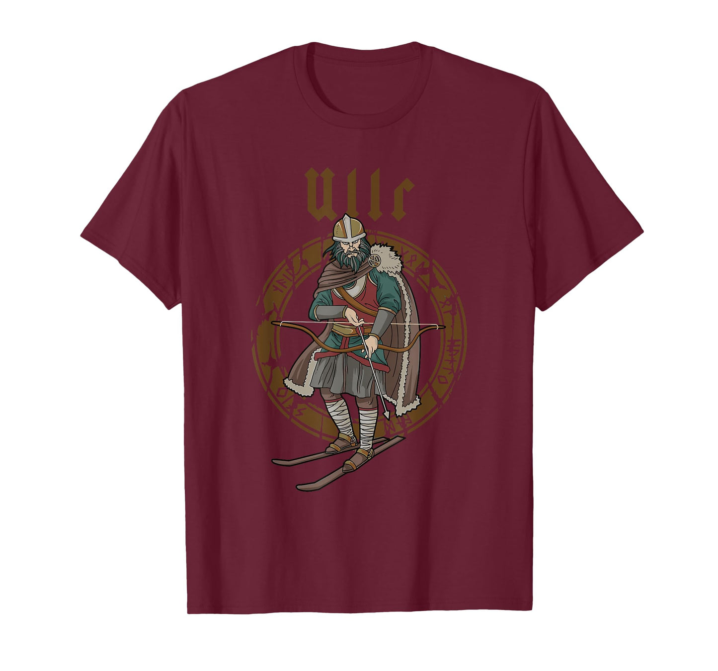 Ullr God Of Archery Norse Hunting Viking Ski T-Shirt