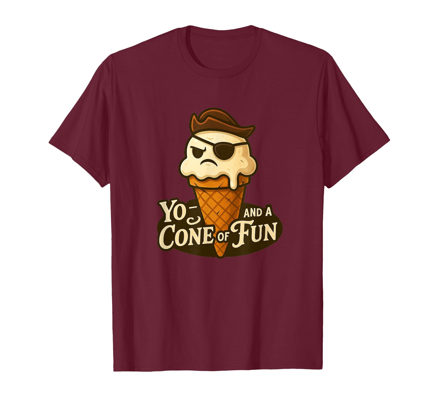 Cool Pirate Ice Cream with Pirate Speech Costume T-Shirt