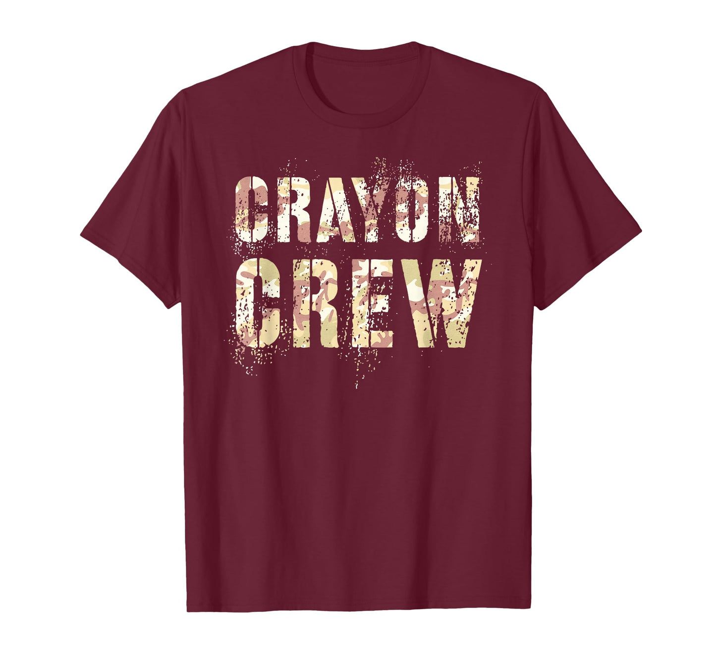 Veteran CRAYON CREW Eater Proud Officer Military Corp Theme T-Shirt