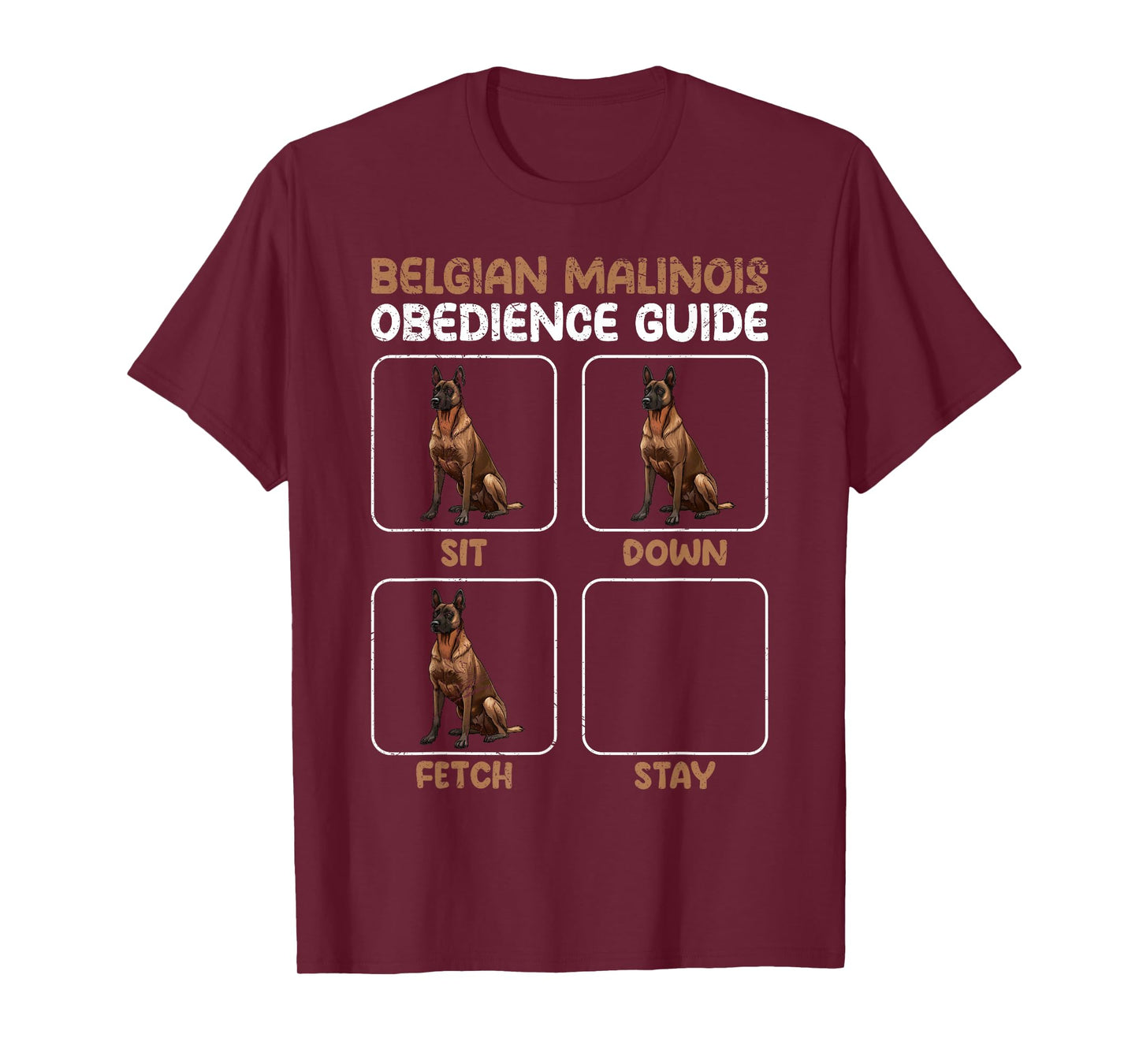 BELGIAN MALINOIS OBEDIENCE GUIDE Funny Malinois T-Shirt