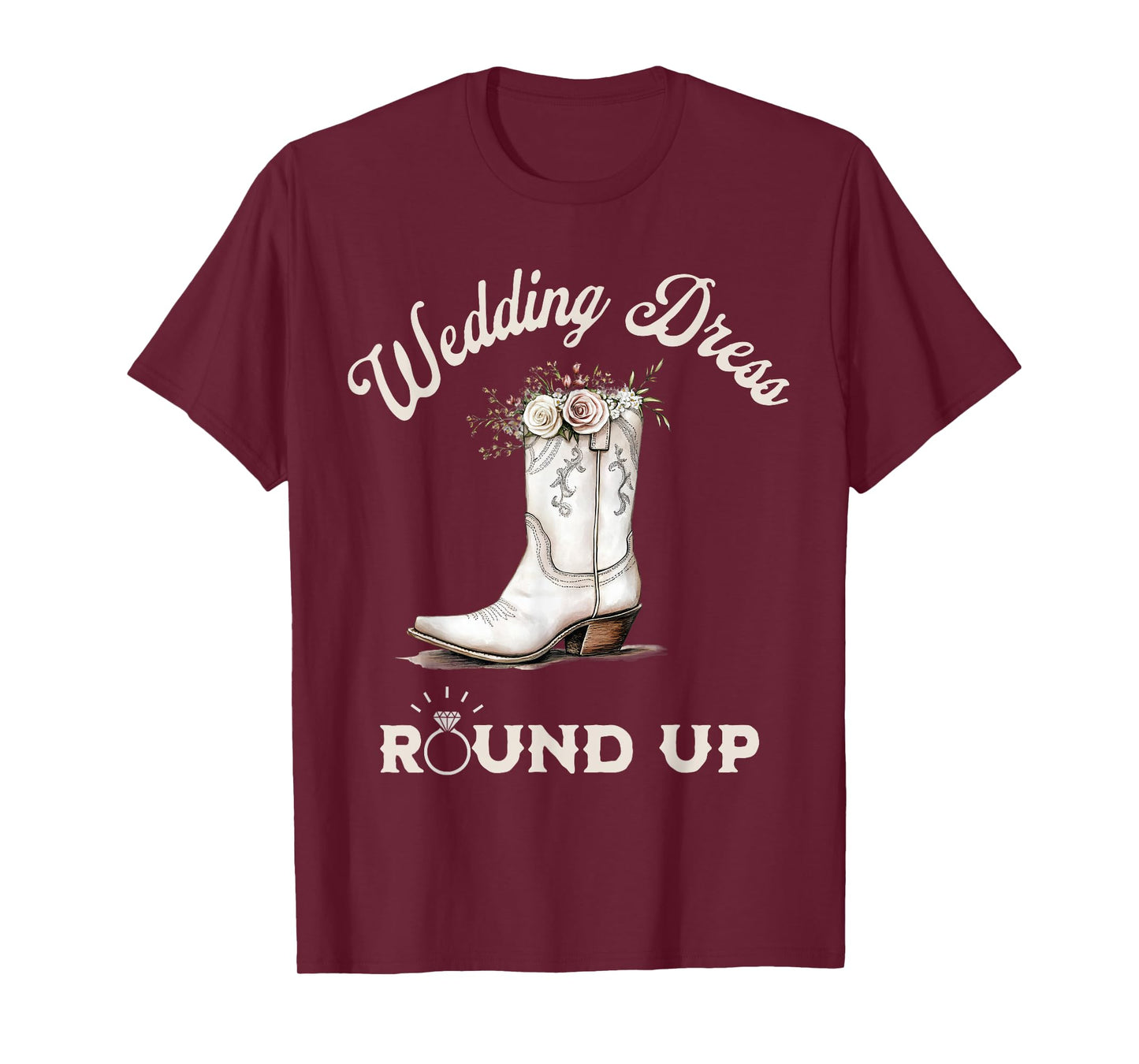 Country Western Wedding Dress Shopping Shirt Bridal Party T-Shirt