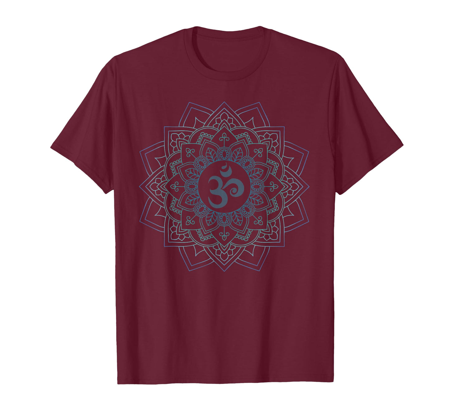 Om Mandalas Clear Tones Graphic Design Unisex Gift T-Shirt