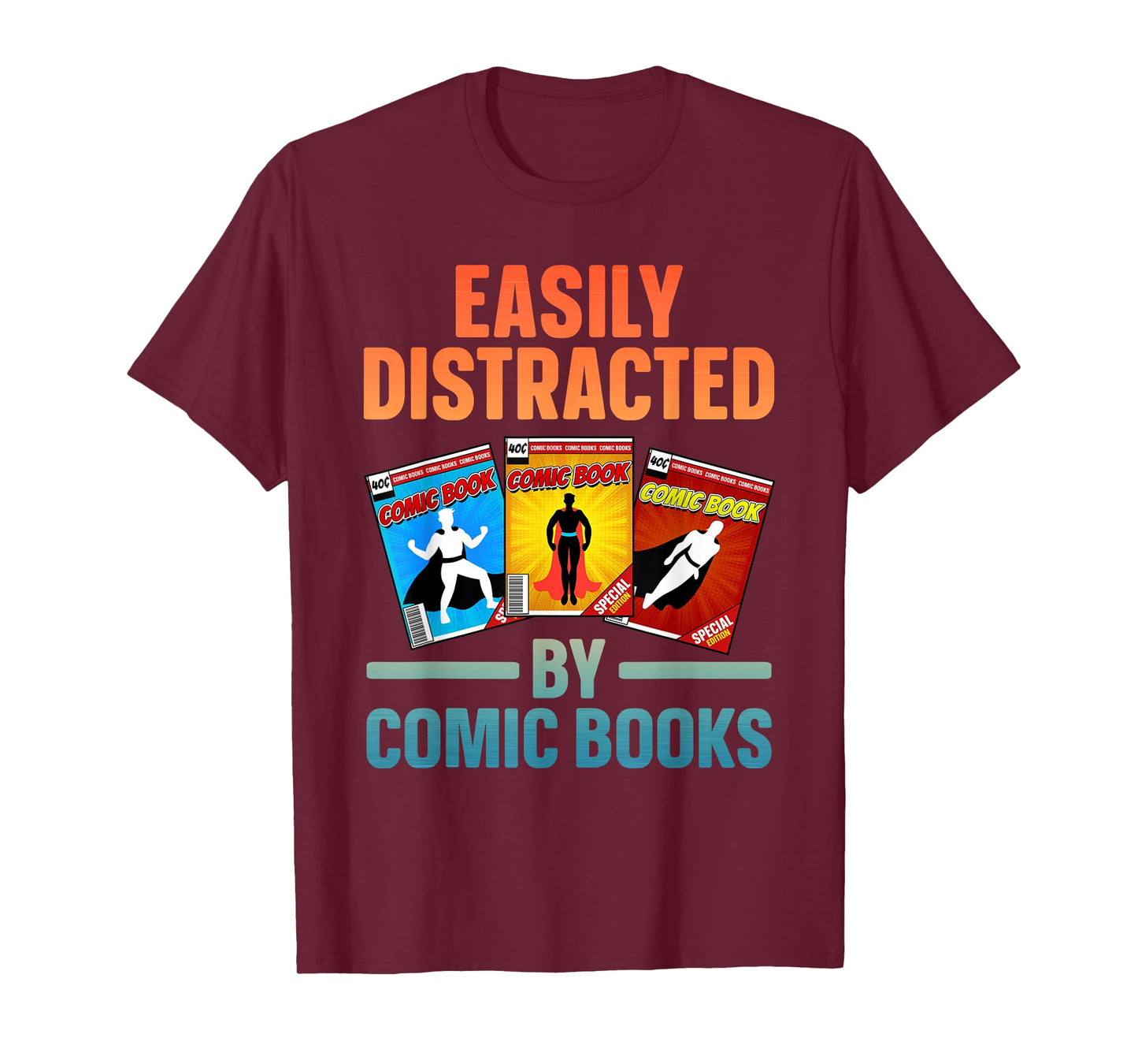 Cute Comic Book Design For Men Women Comic Book Collector T-Shirt