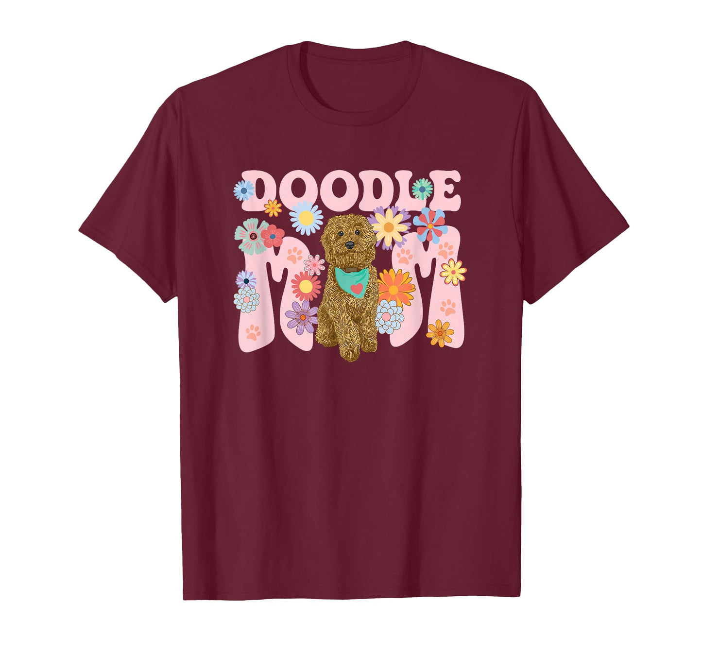 Cute Goldendoodle Doodle Dog Mom Design Women T-Shirt