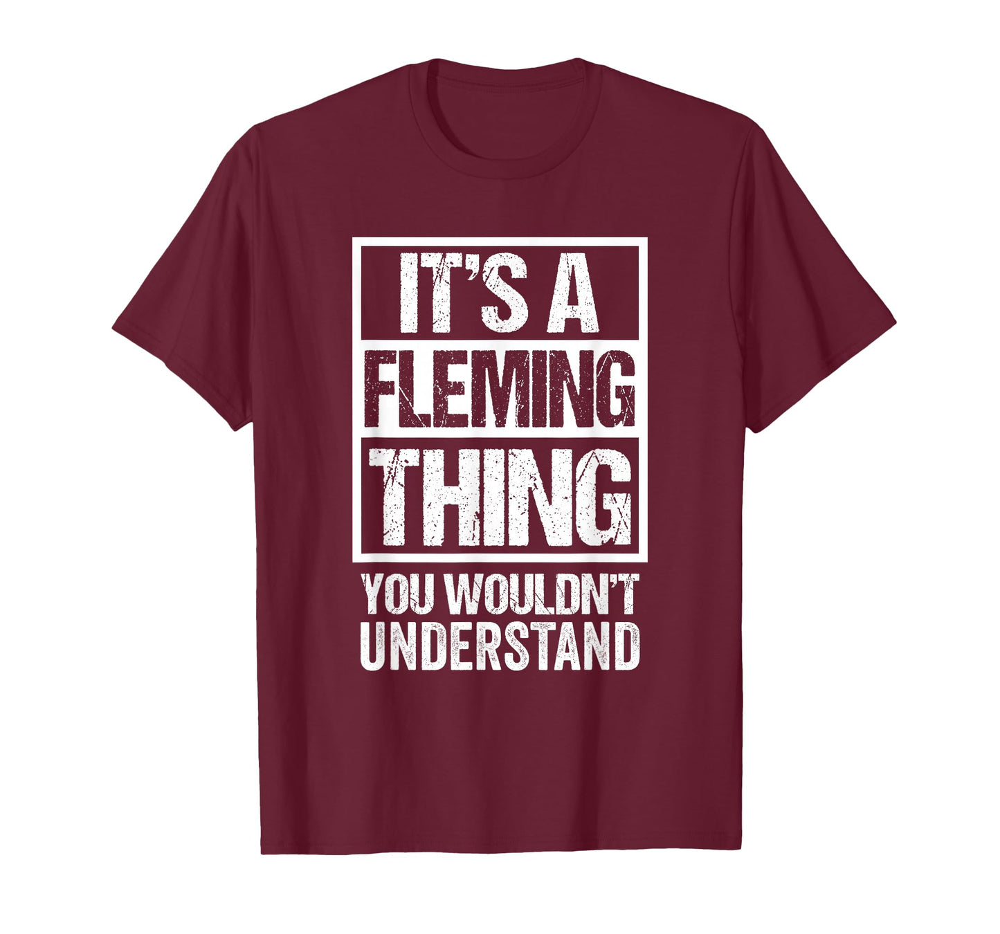 It's A Fleming Thing You Wouldn't Understand Surname Name T-Shirt