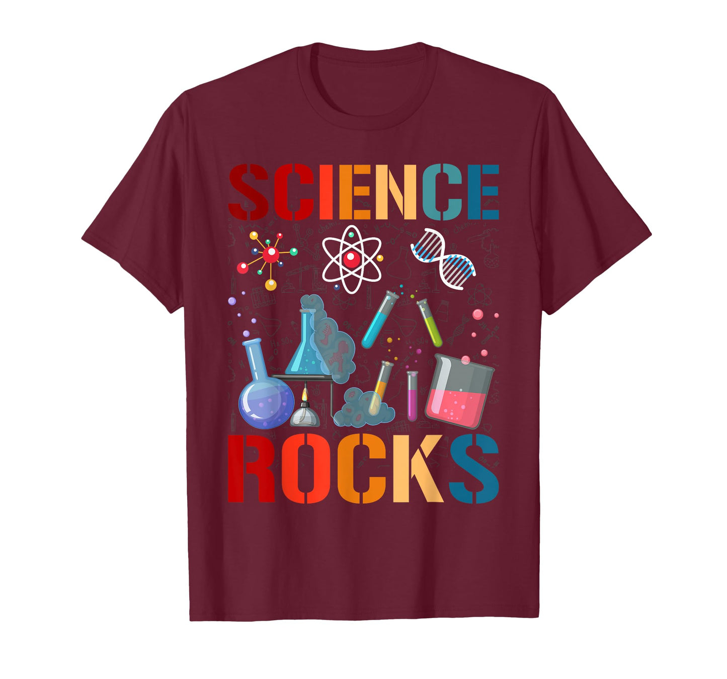 Science Rocks Biologist Chemistry Physics Teacher T-Shirt