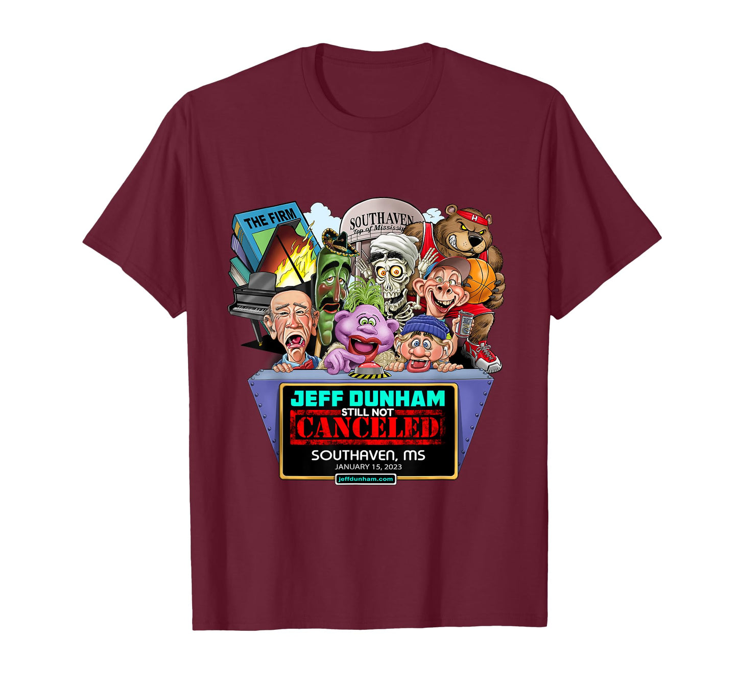Jeff Dunham Southaven, MS (2023) T-Shirt