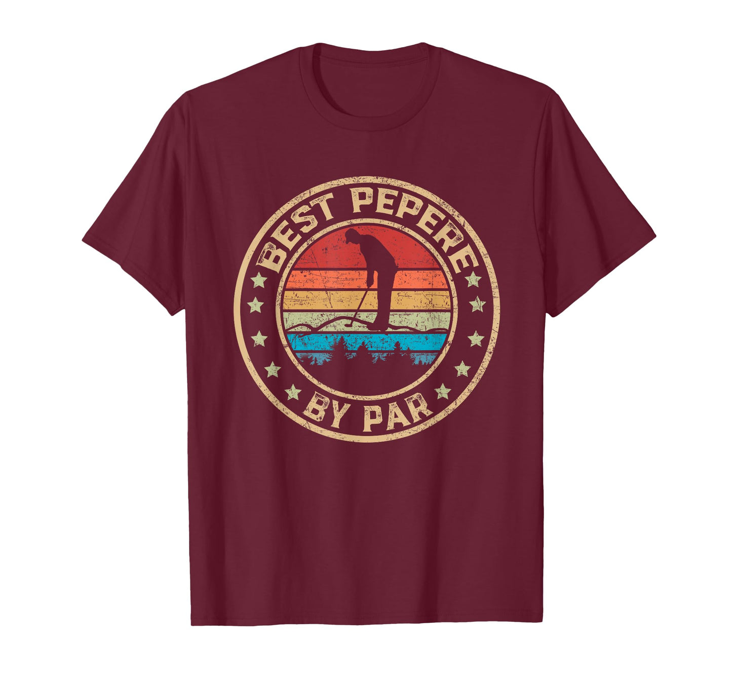 Best Pepere by Par Golf Lover for Men Funny Fathers Day T-Shirt