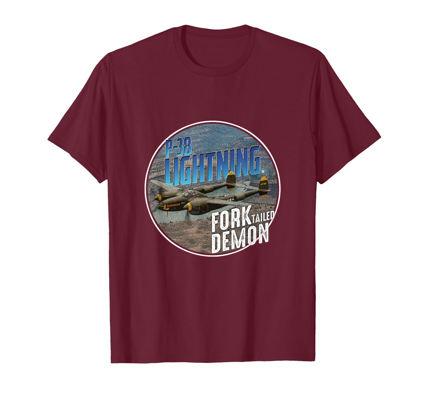 P-38 Lighting WW2 Plane Aircraft Aviation WW2 Airplane Gift T-Shirt
