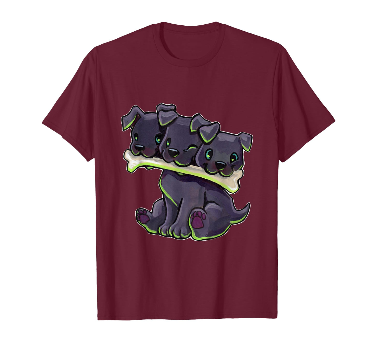 Cerberus Cute - Funny Dog T-Shirt